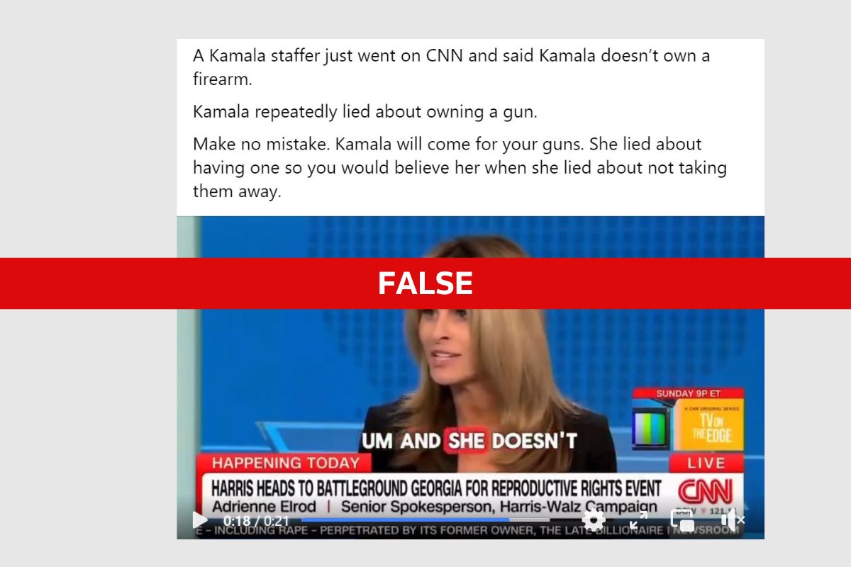 Fact Check: Claim that Kamala Harris staffer said in CNN interview that ...