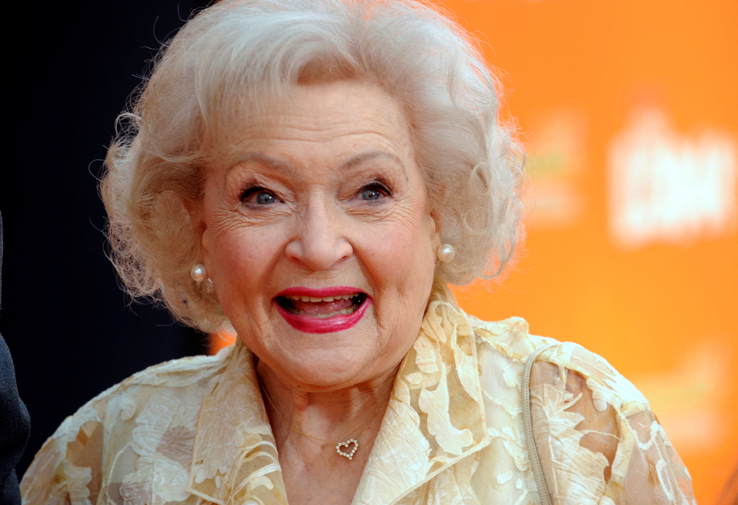 Betty White attends the premiere of 