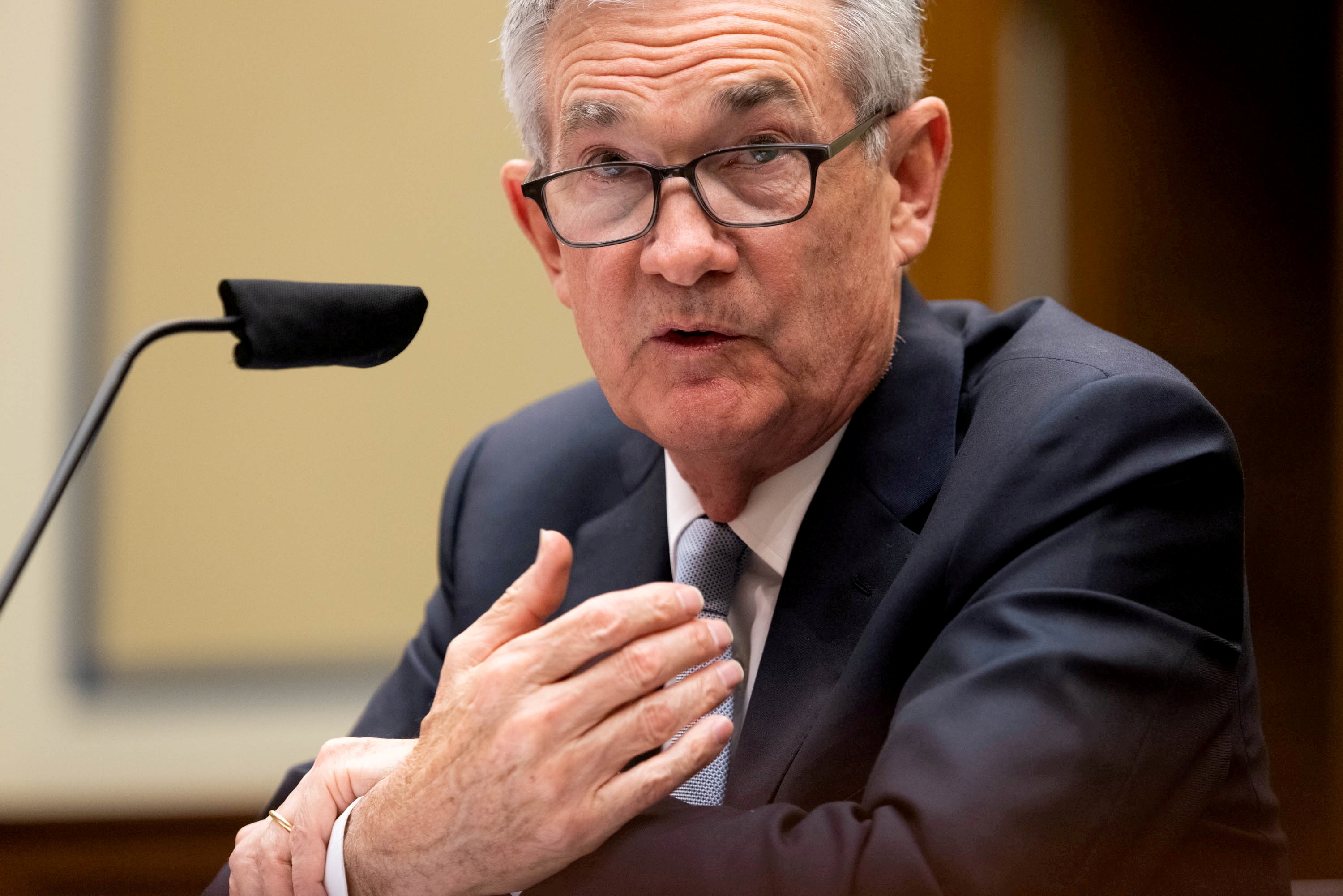 Federal Reserve Chair Powell testifies on Capitol Hill in Washington