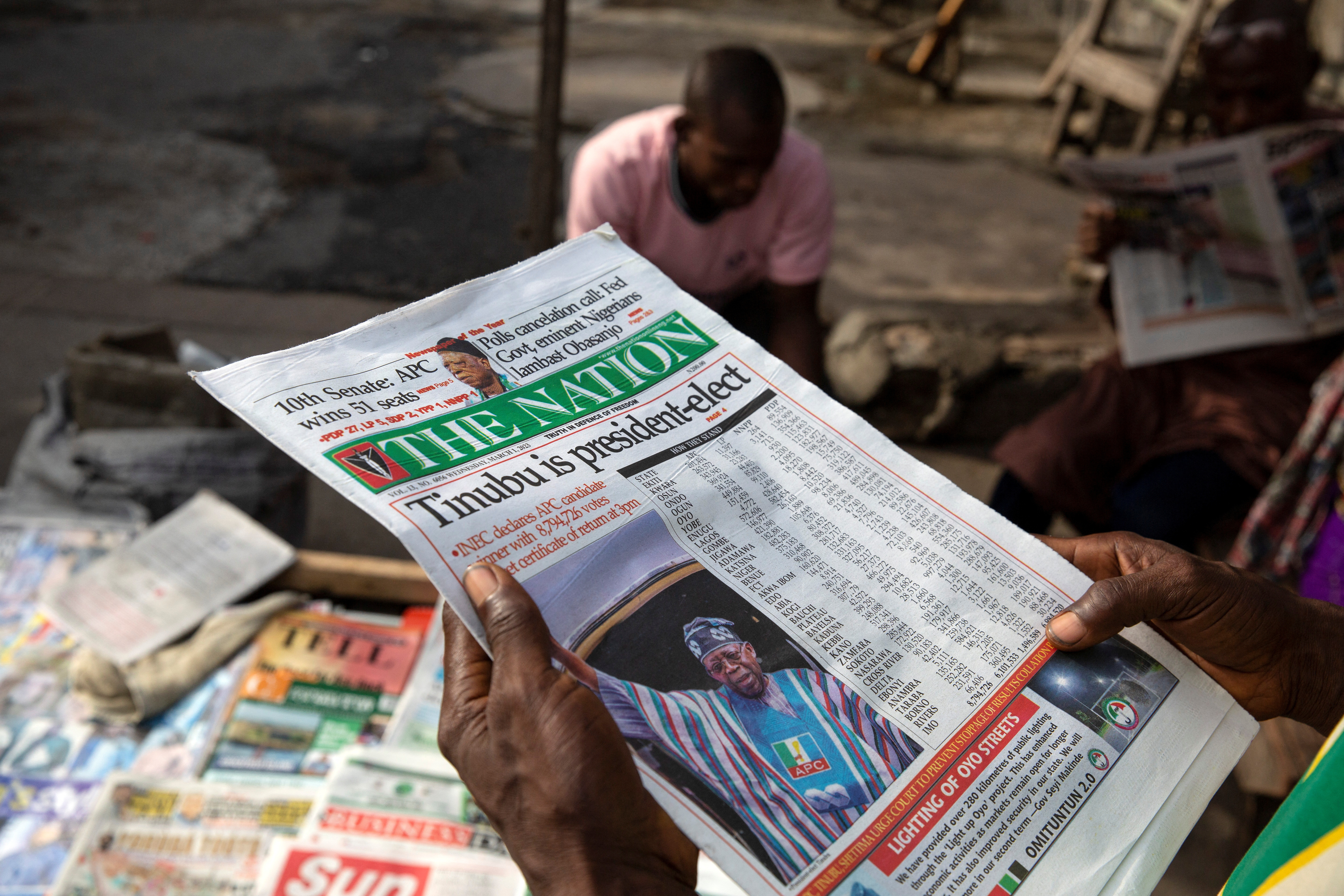 Tinubu wins Nigerian elections