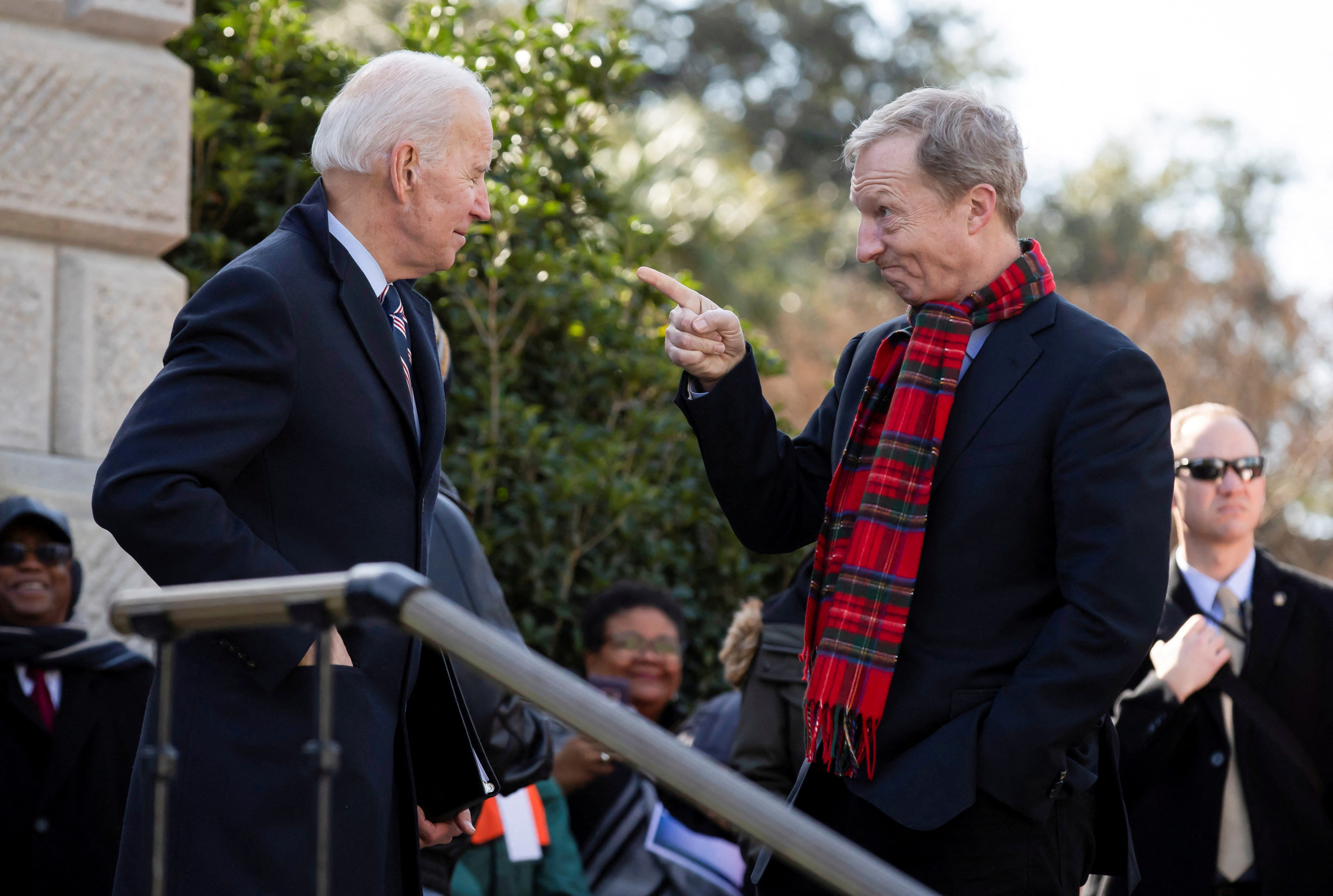 Biden raises money at Tom Steyer home in San Francisco | Reuters