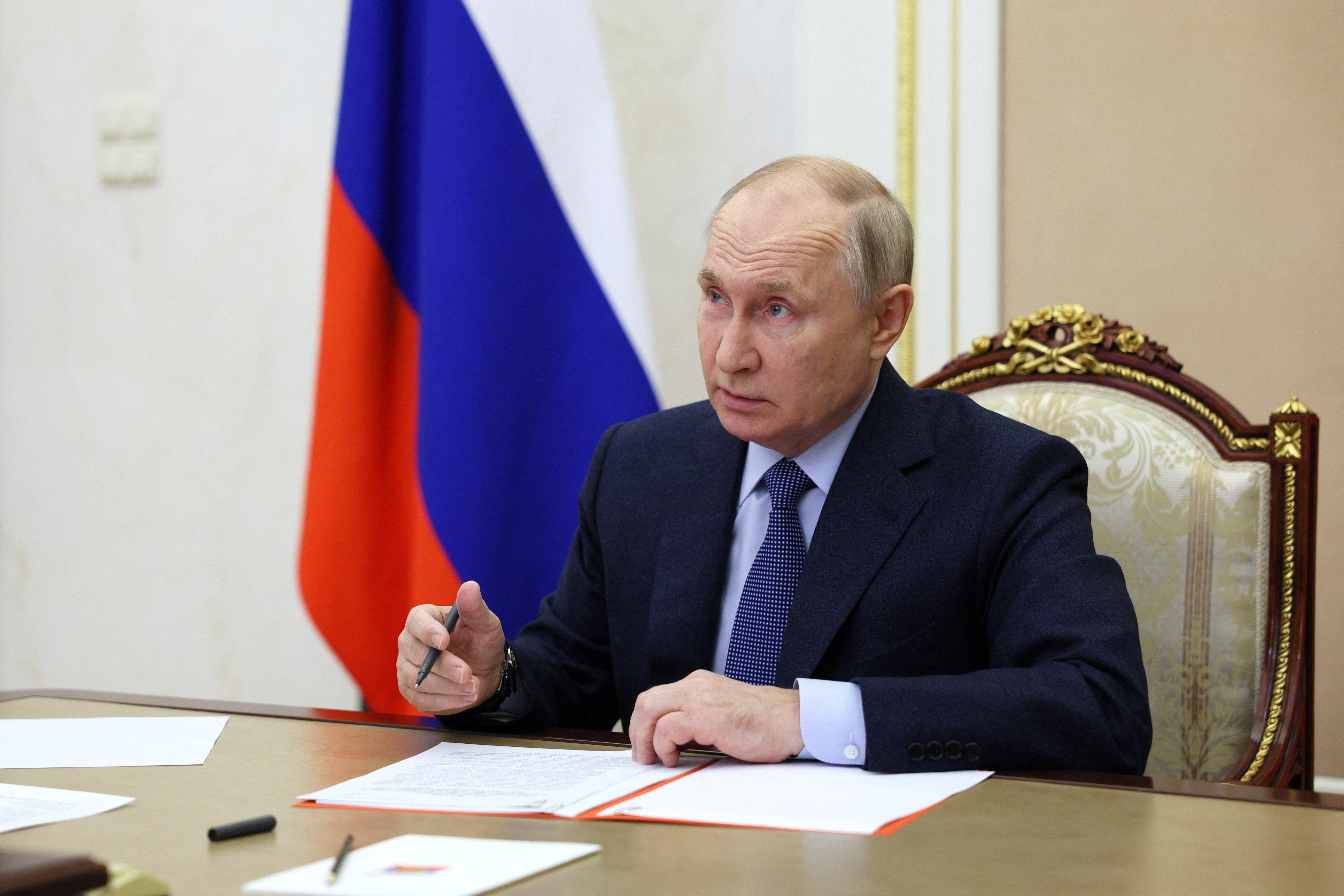 روسی صدر ولادیمیر پیوٹن کی زیر صدارت ماسکو میں سلامتی کونسل کا اجلاس