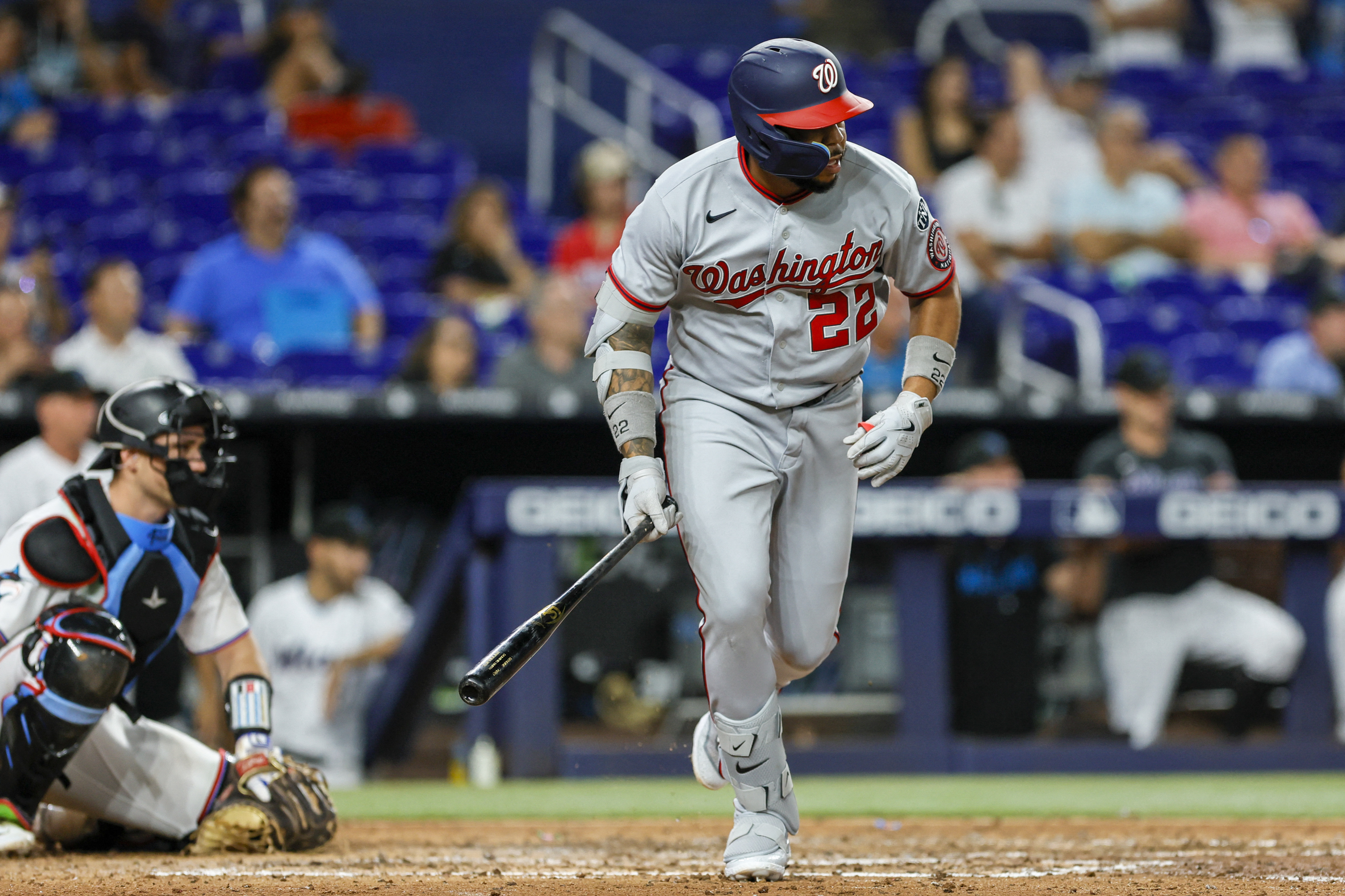 Soler's 2-run walk-off HR rallies Marlins to 5-4 win over Nationals - WTOP  News