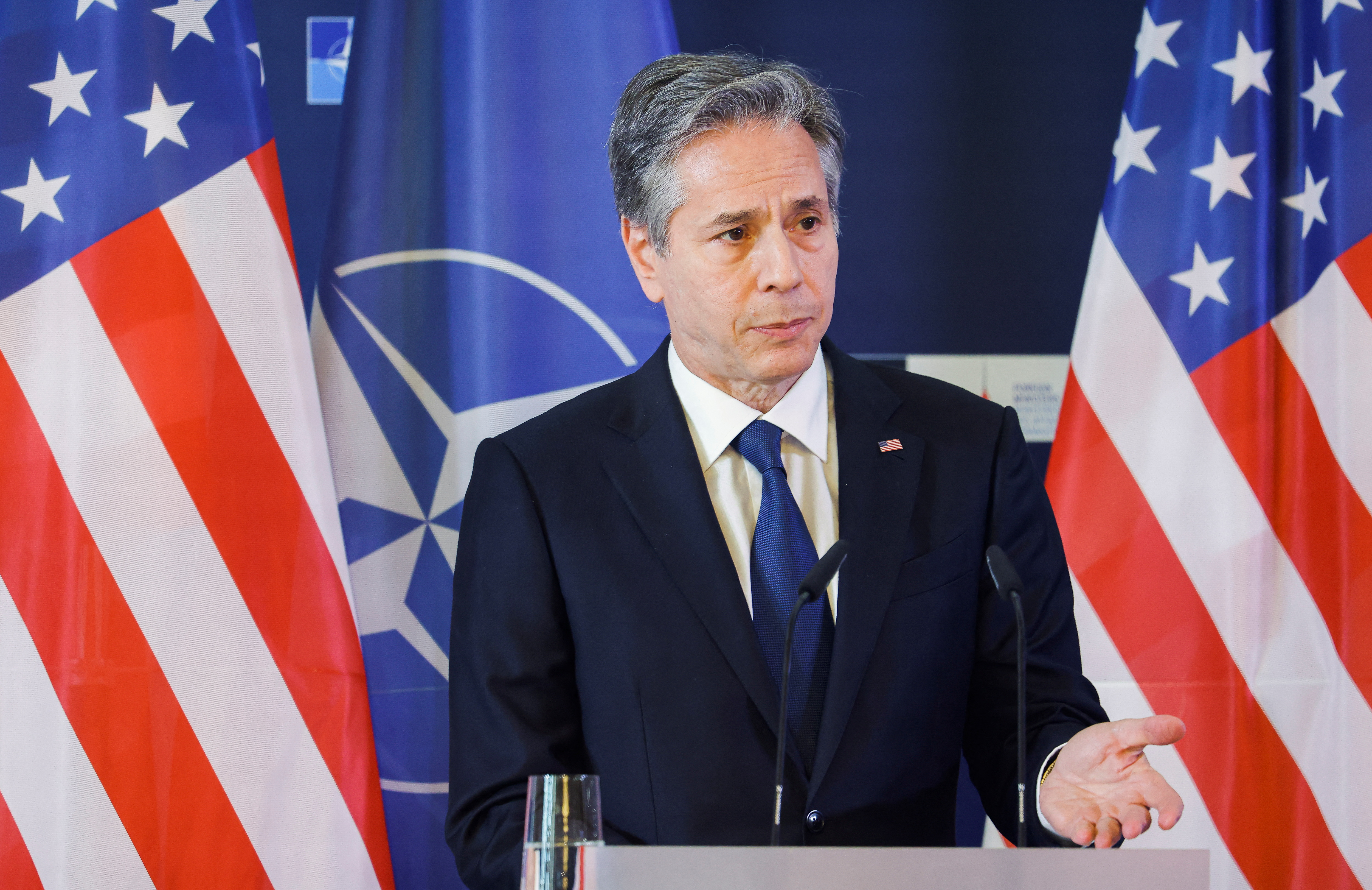 NATO foreign ministers meeting, in Berlin