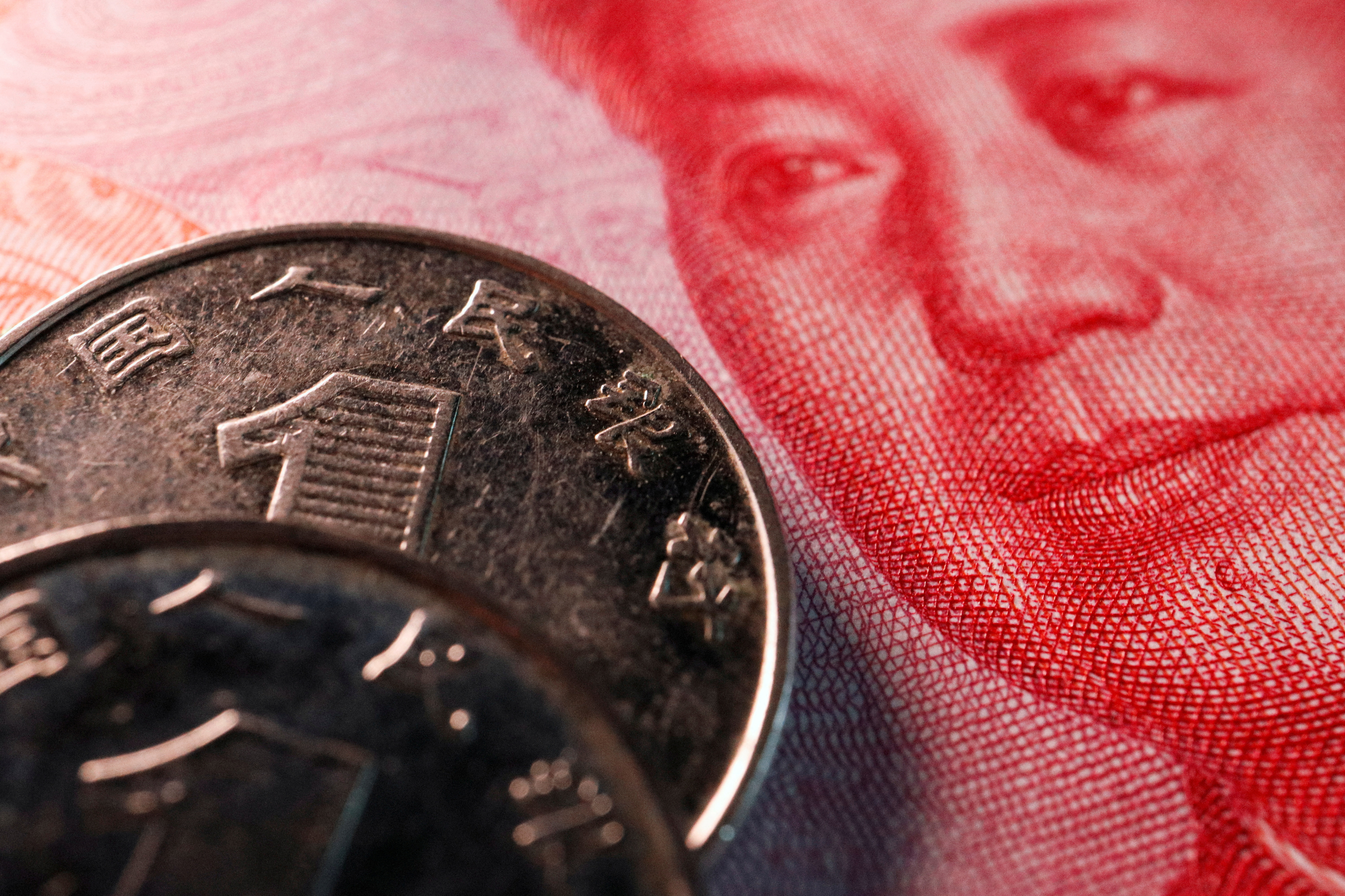 Illustration image of Chinese yuan
