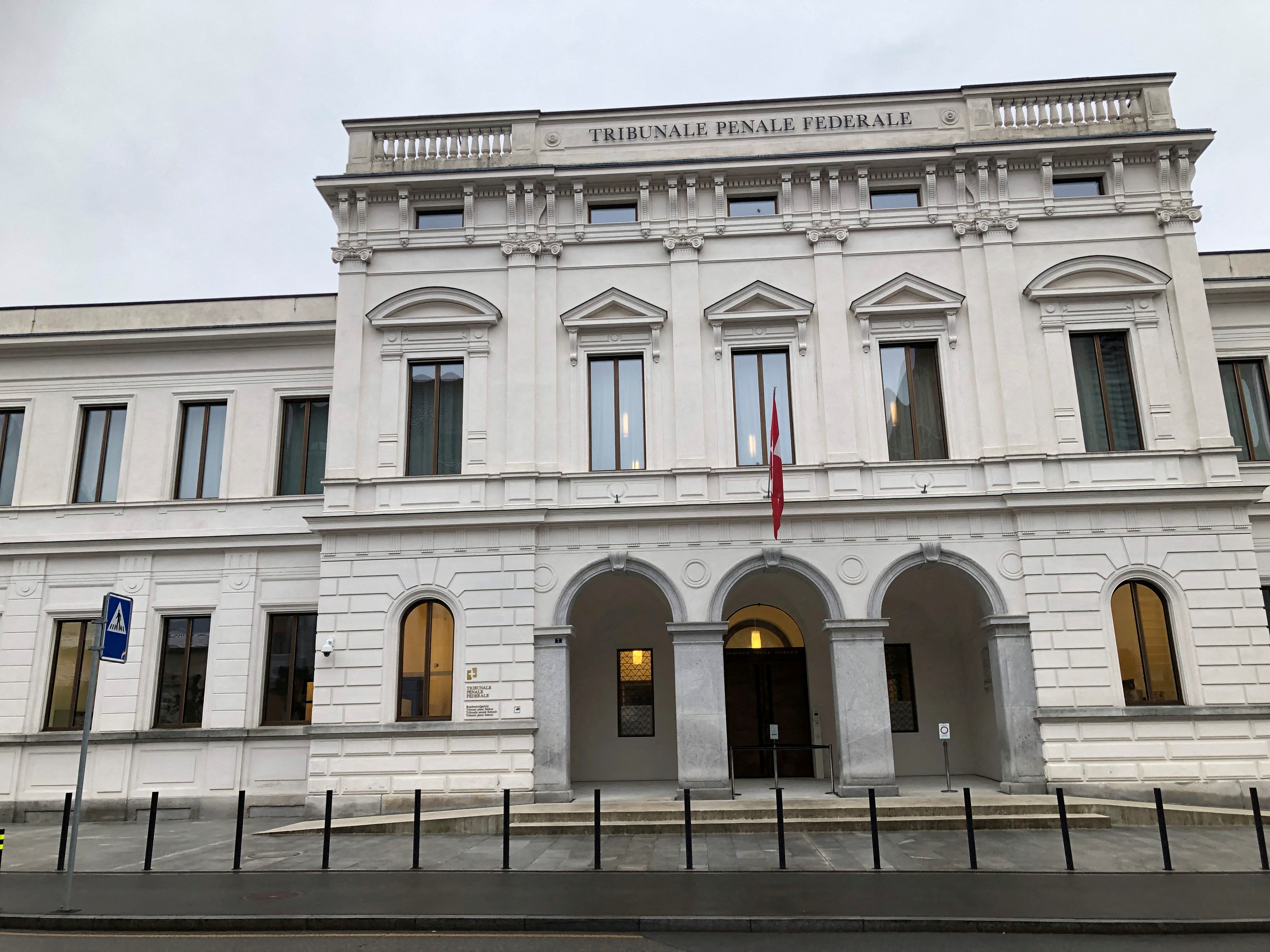 A view of the Swiss Federal Criminal Court in Bellinzona