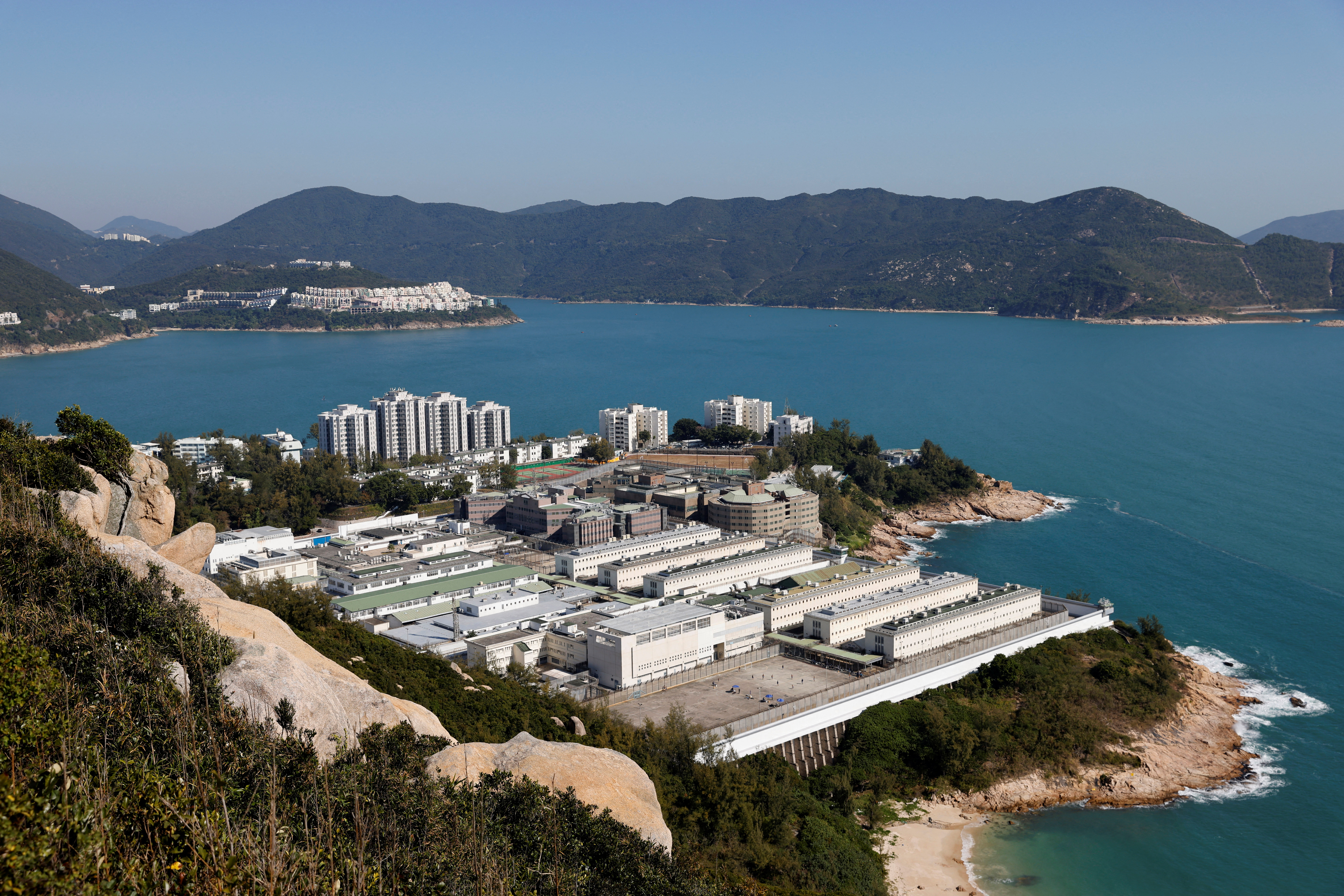 A general view show the Stanley Prison, in Hong Kong
