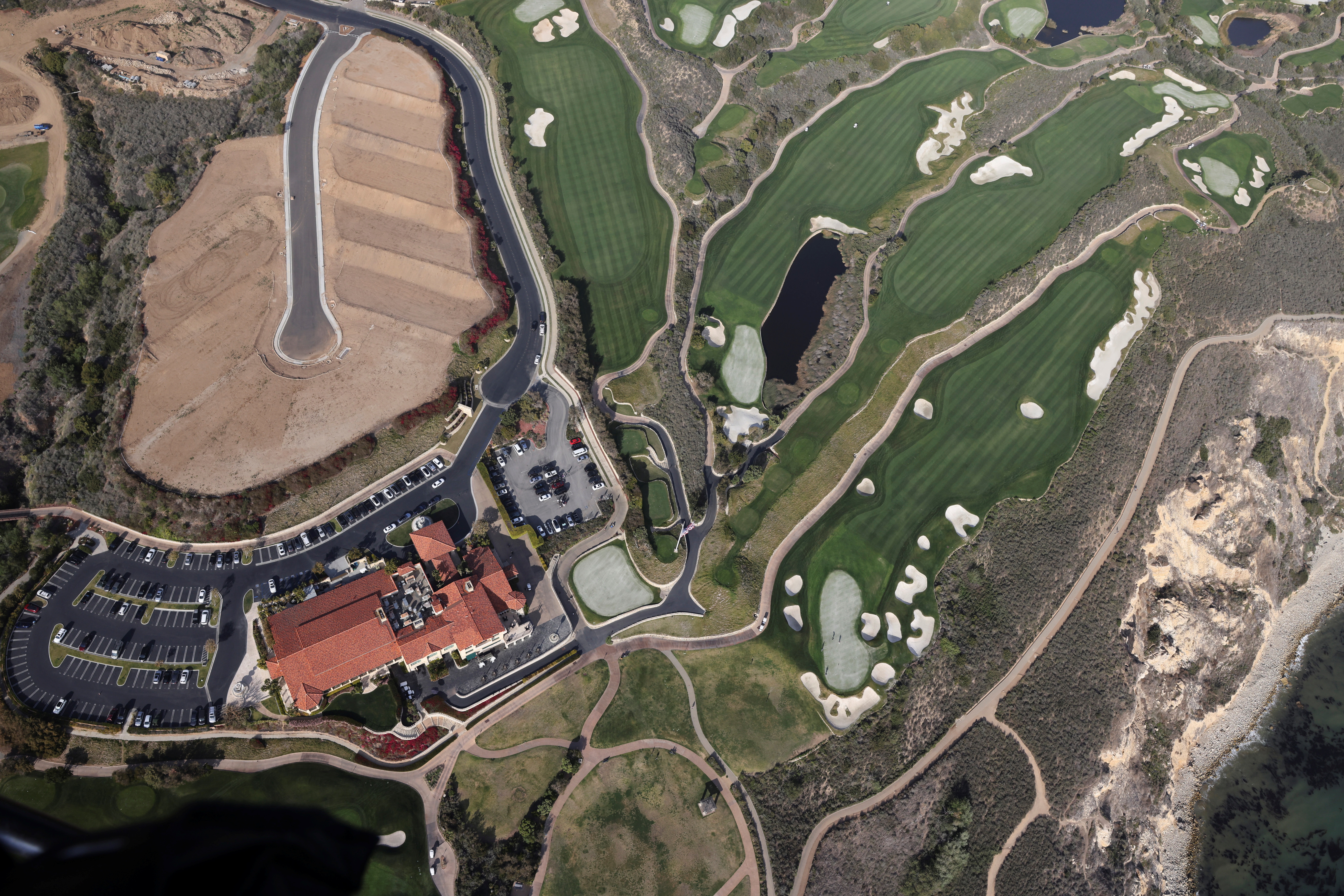 The Trump National Golf Club is seen in Rancho Palos Verdes