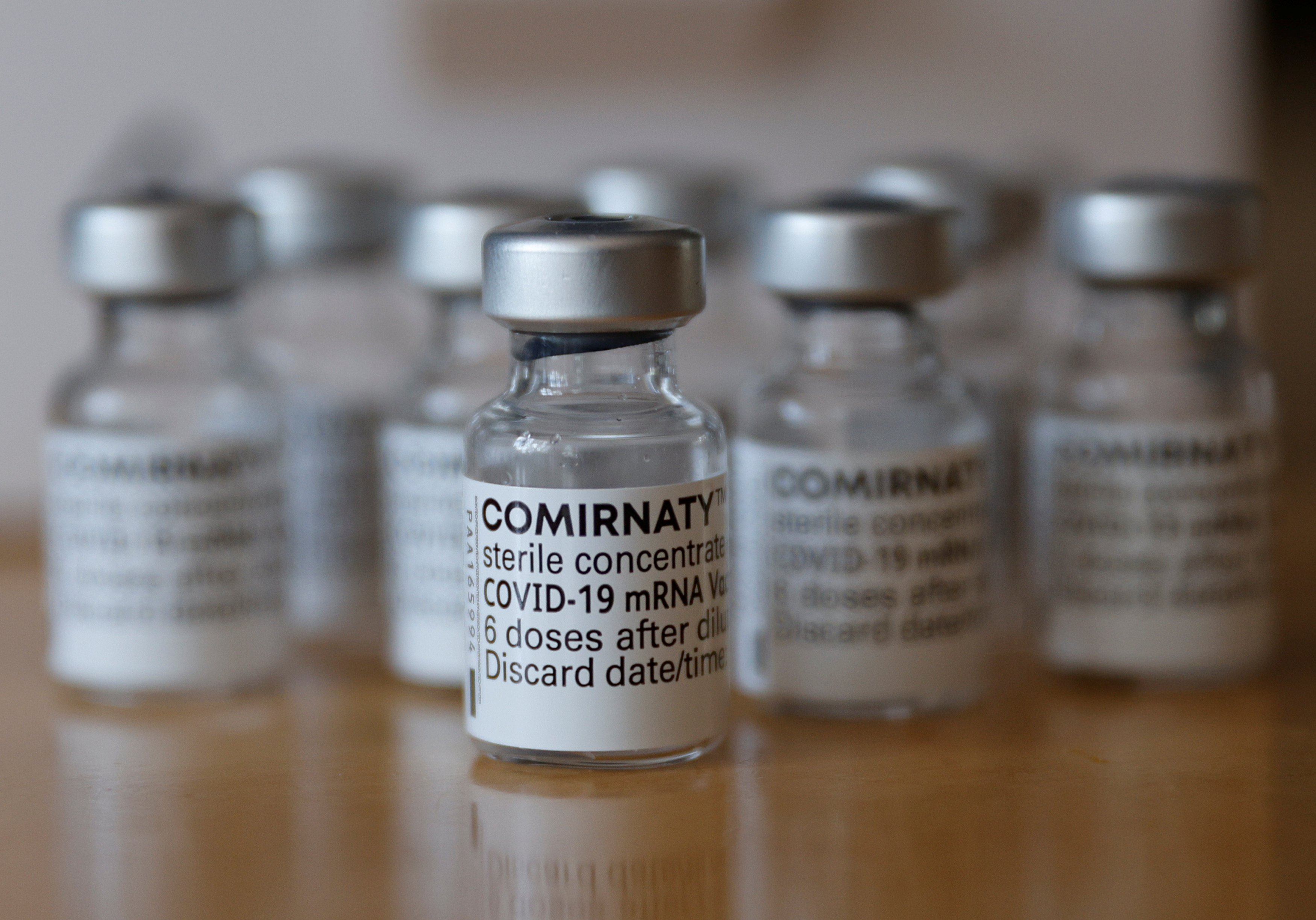 Vaccination against coronavirus disease at a doctor’s general practice, in Vienna