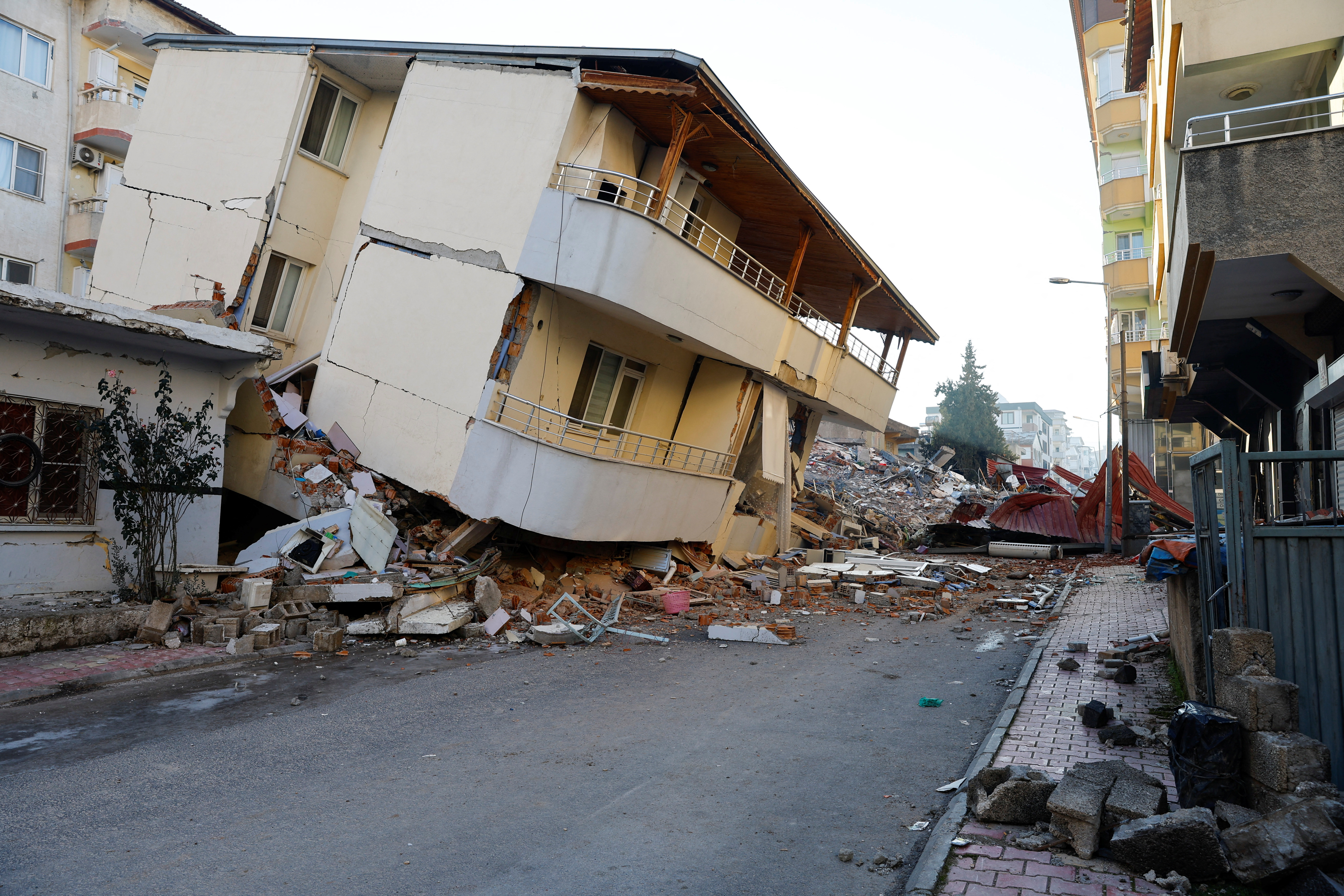 Aftermath of the deadly earthquake in Pazarcik