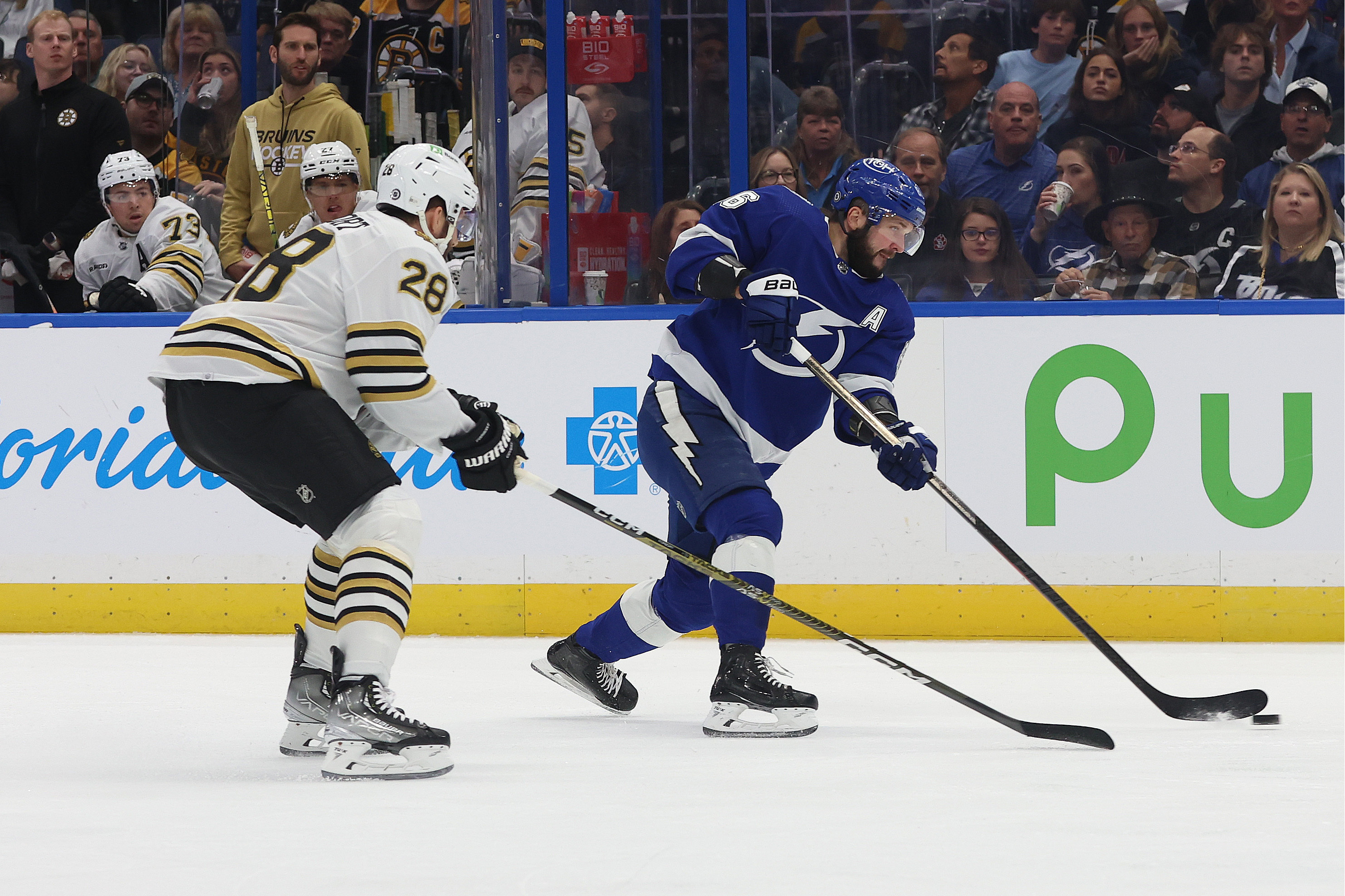 Brandon Hagel's goal in OT powers Lightning past Bruins Reuters
