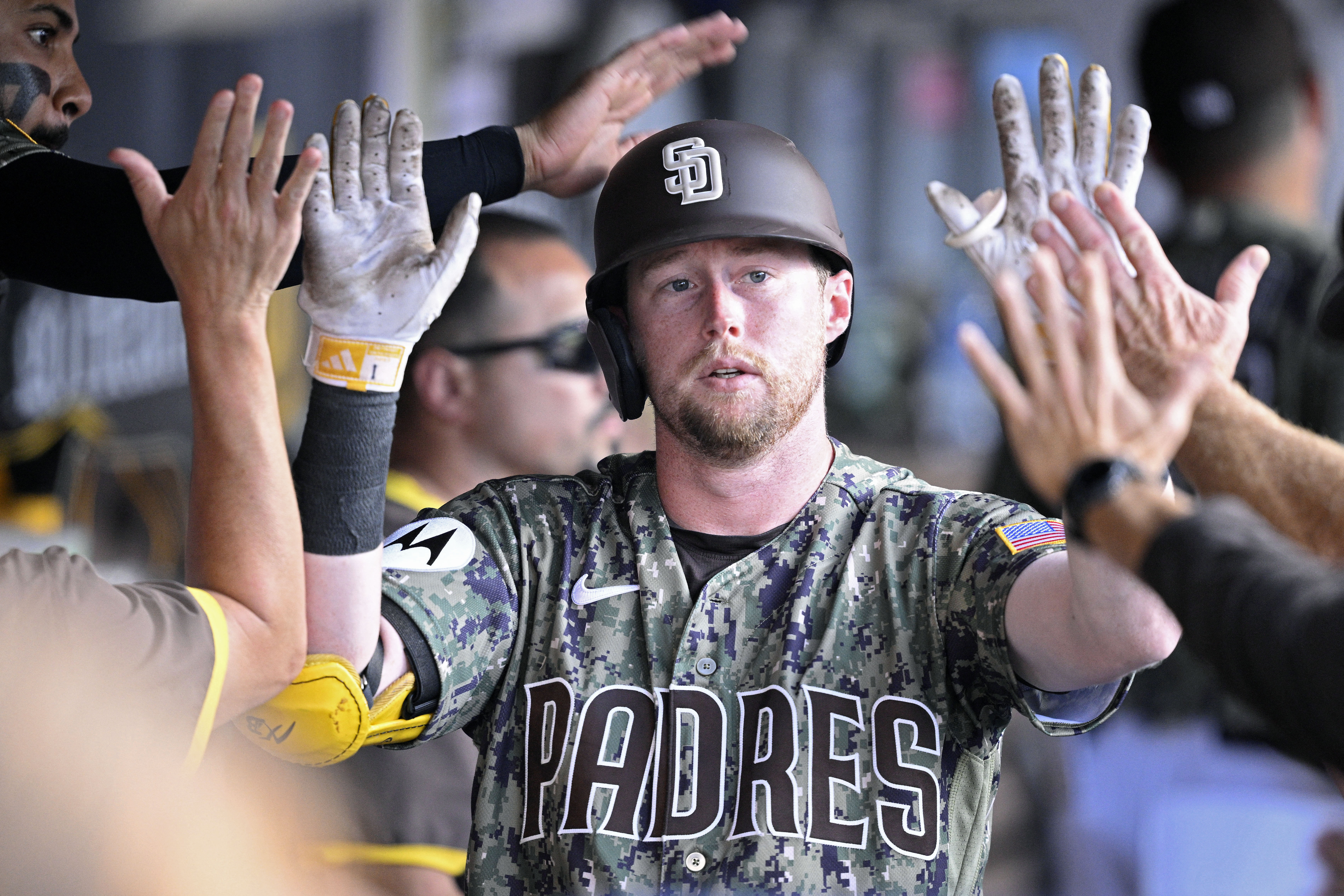 Shirt Jersey Baseball USA San Diego Padres Camo MLB Baseball