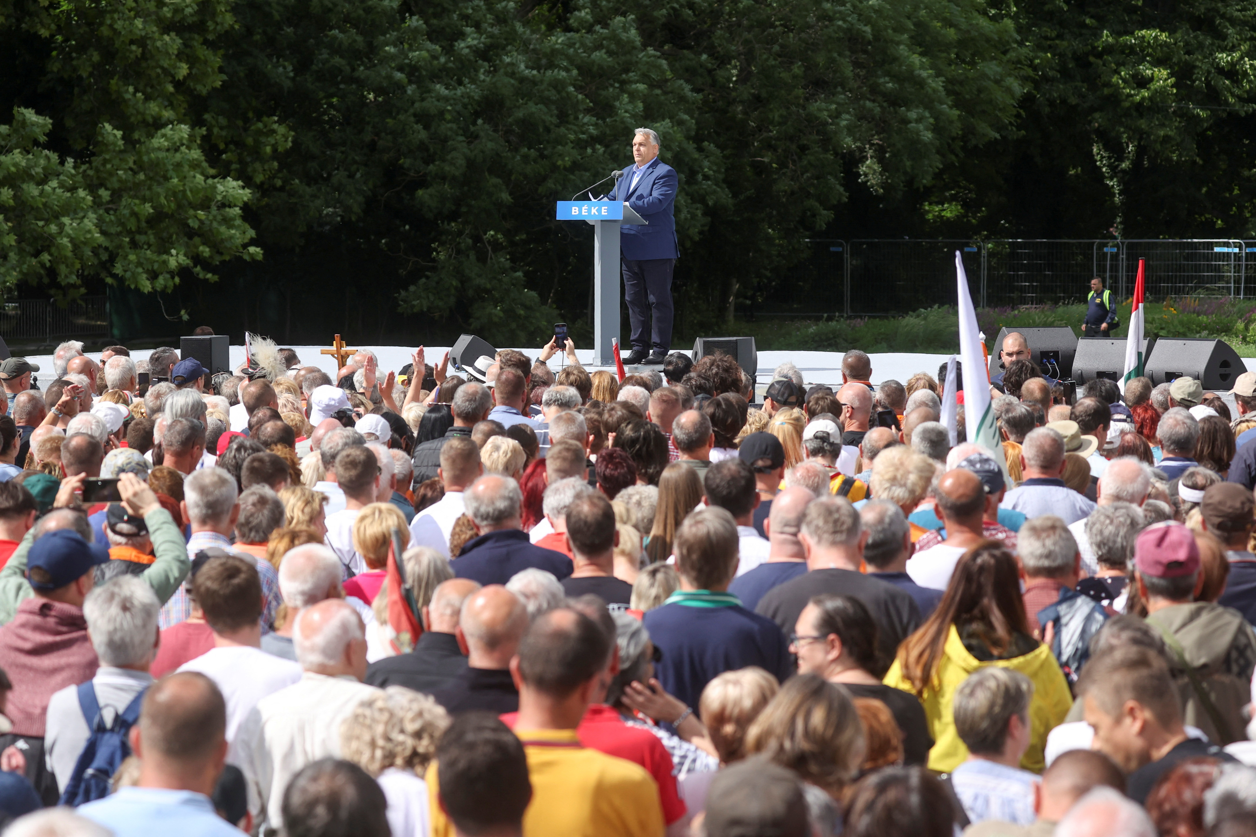 Thousands rally to back Hungary's Orban ahead of EU vote Reuters