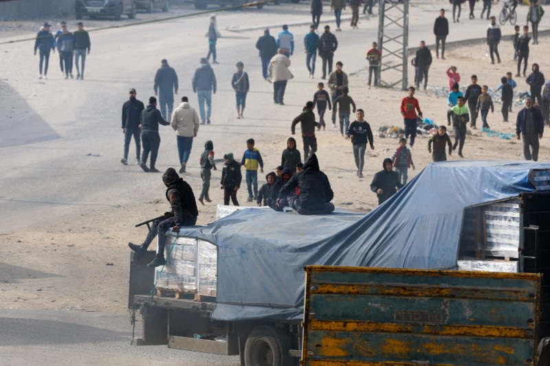 Aid For Israeli Hostages And Palestinian Civilians Arrives At Gaza 