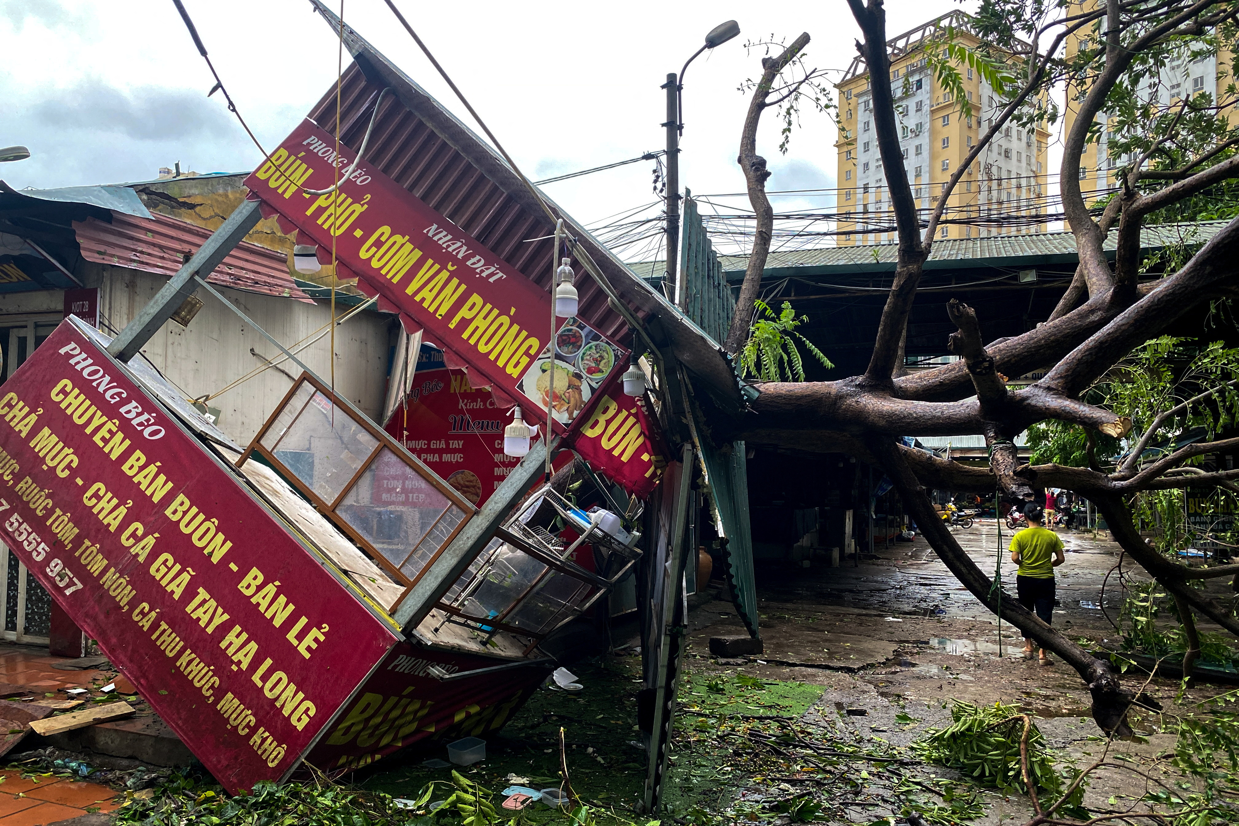 Super typhoon Yagi makes landfall in Vietnam