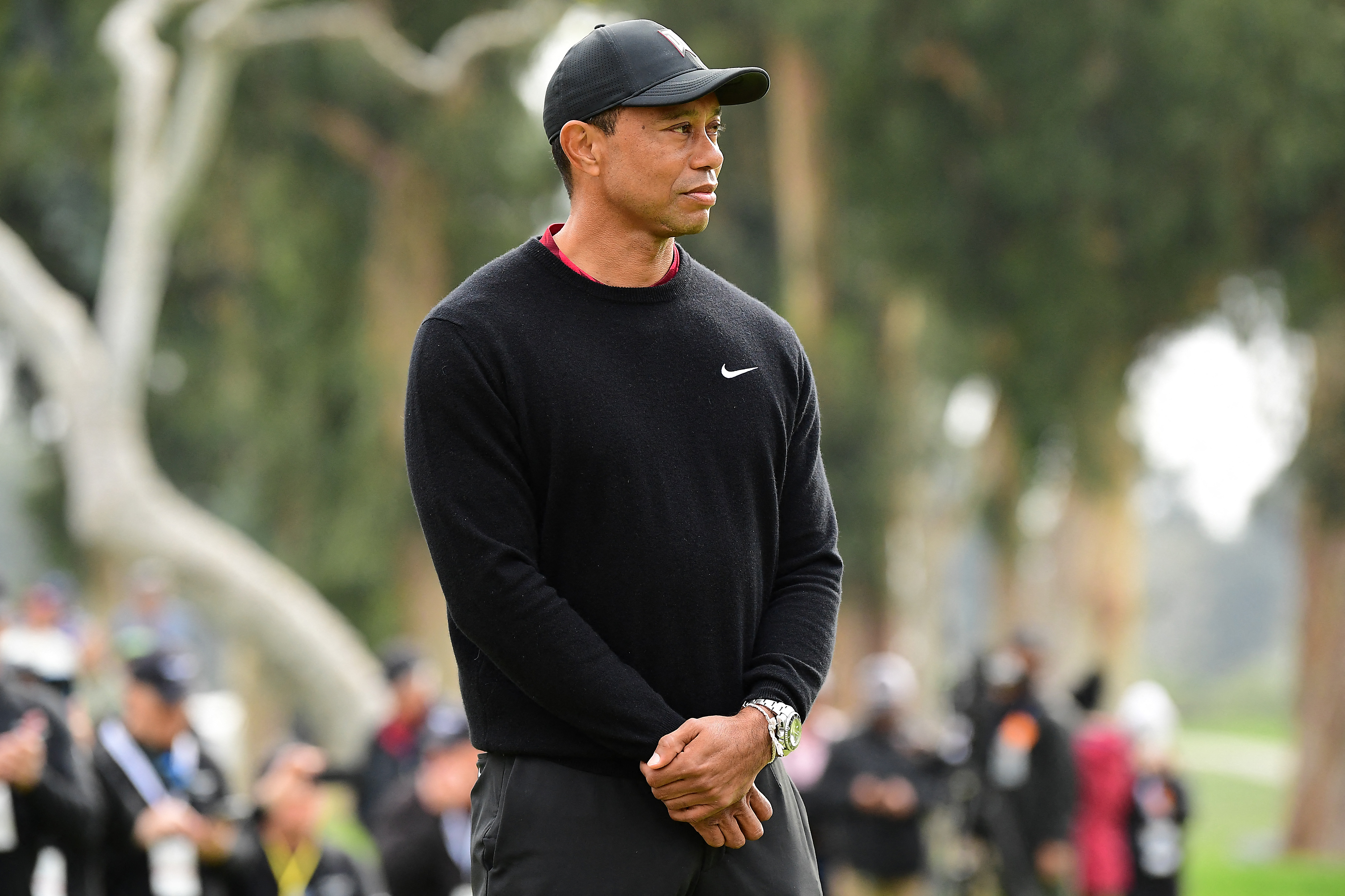 Tiger Woods says he will make a ‘game-time decision’ on competing at Masters