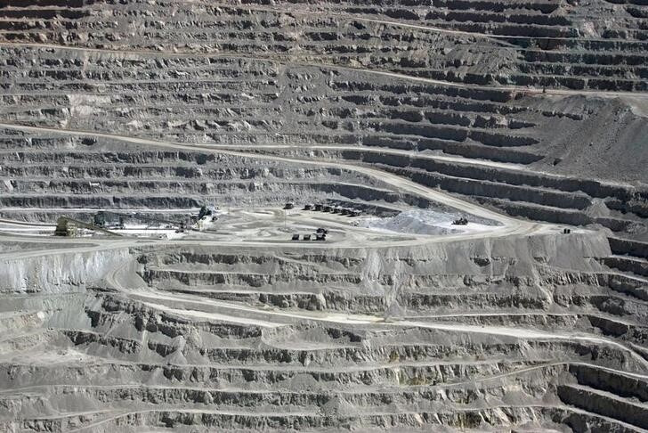 A view of the BHP Billiton's Escondida, the world's biggest copper mine, in northern Chile, in Antofagasta