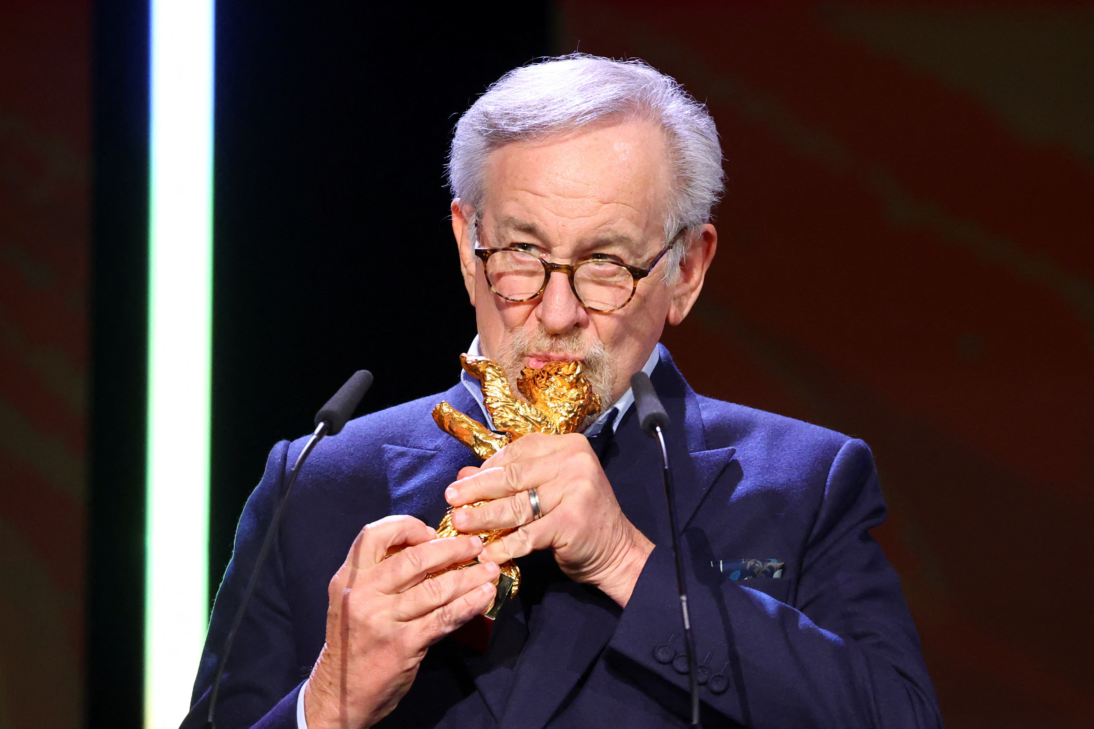 Still filming, Spielberg, 76, wins Berlin lifetime award | Reuters
