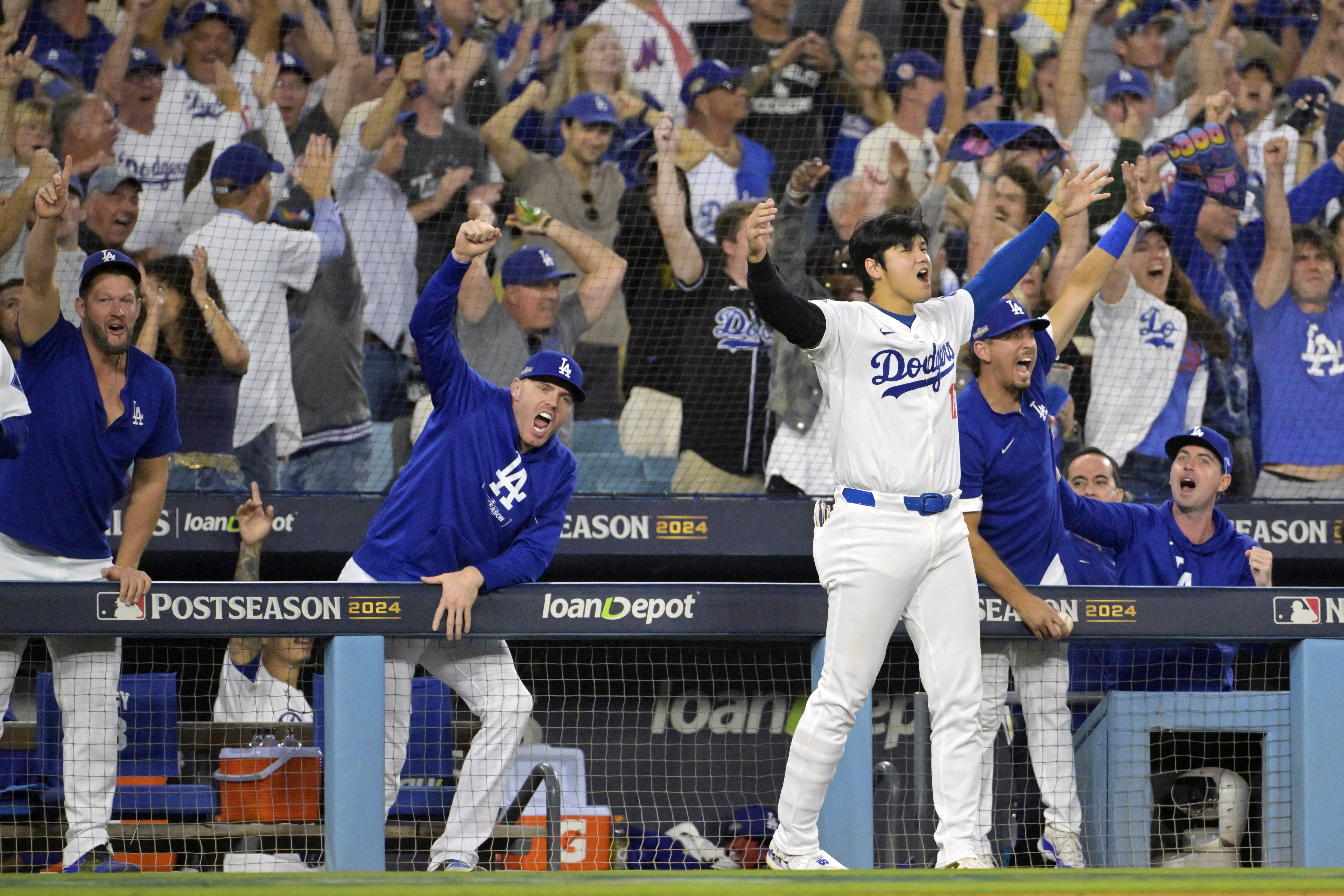 MLB＝ドジャースが4年ぶりWシリーズ進出、大谷は2安打1打点