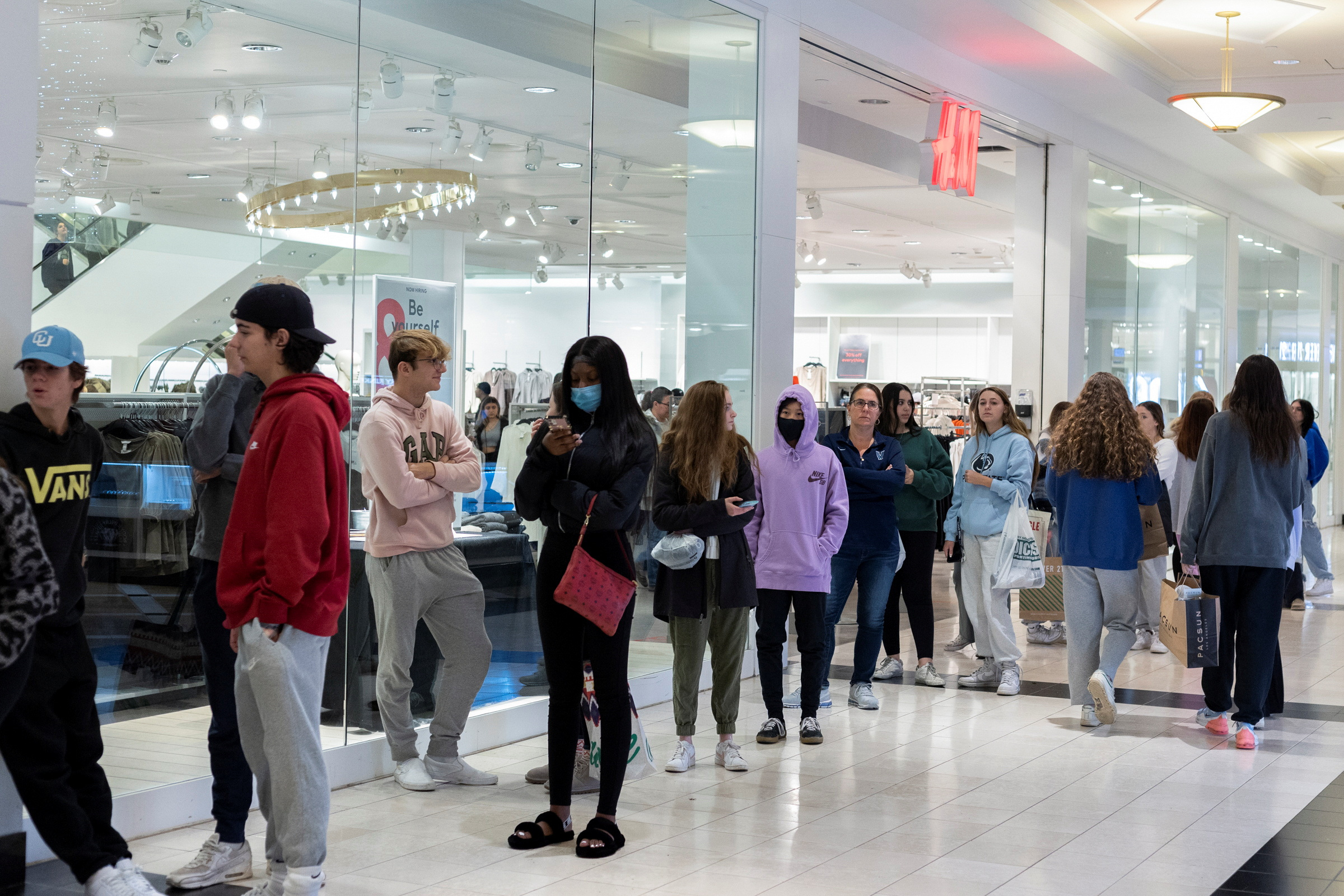 Black Friday sales begin at the King of Prussia shopping mall