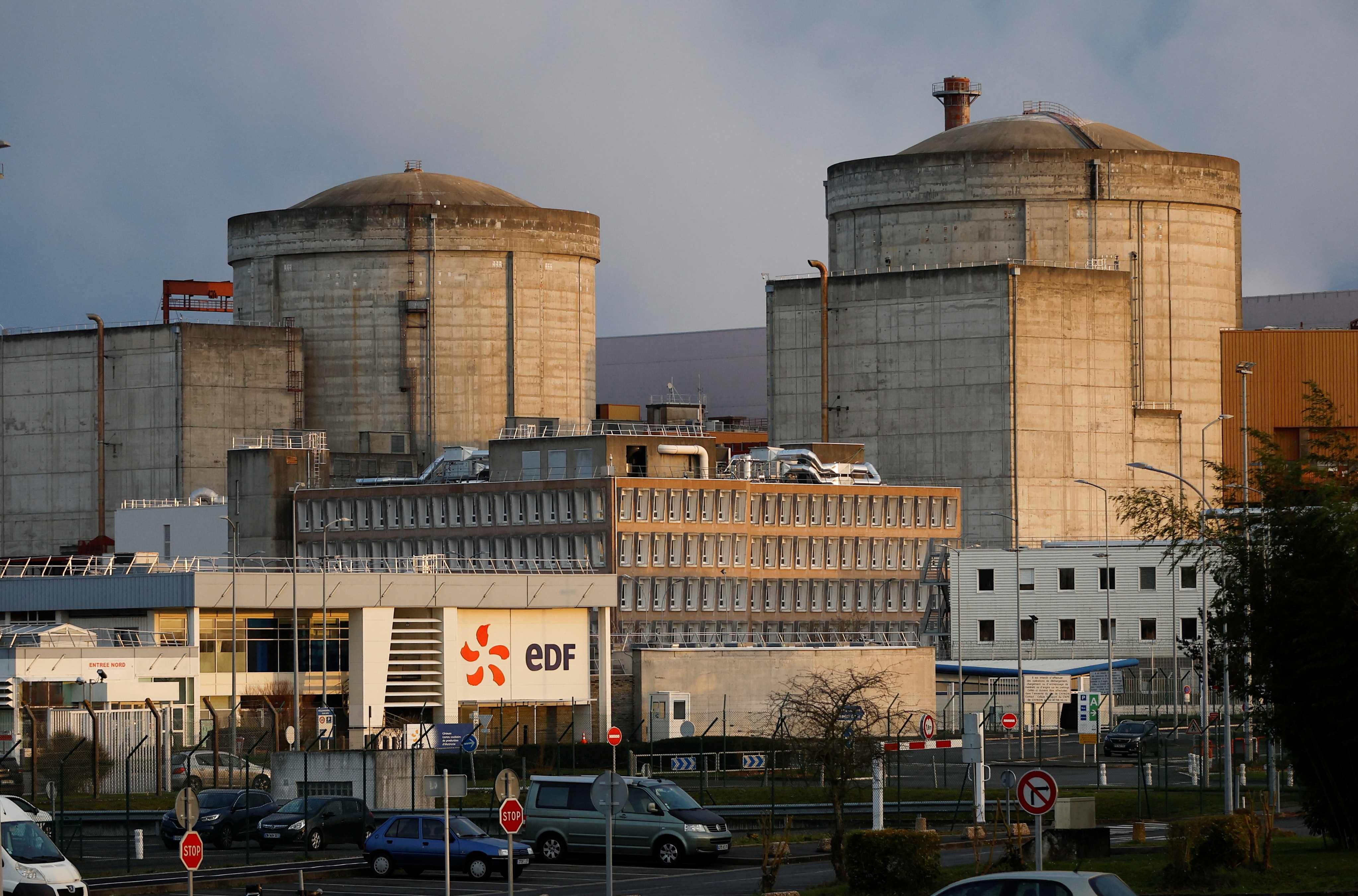 Electricite de France (EDF) nuclear power plant in Avoine