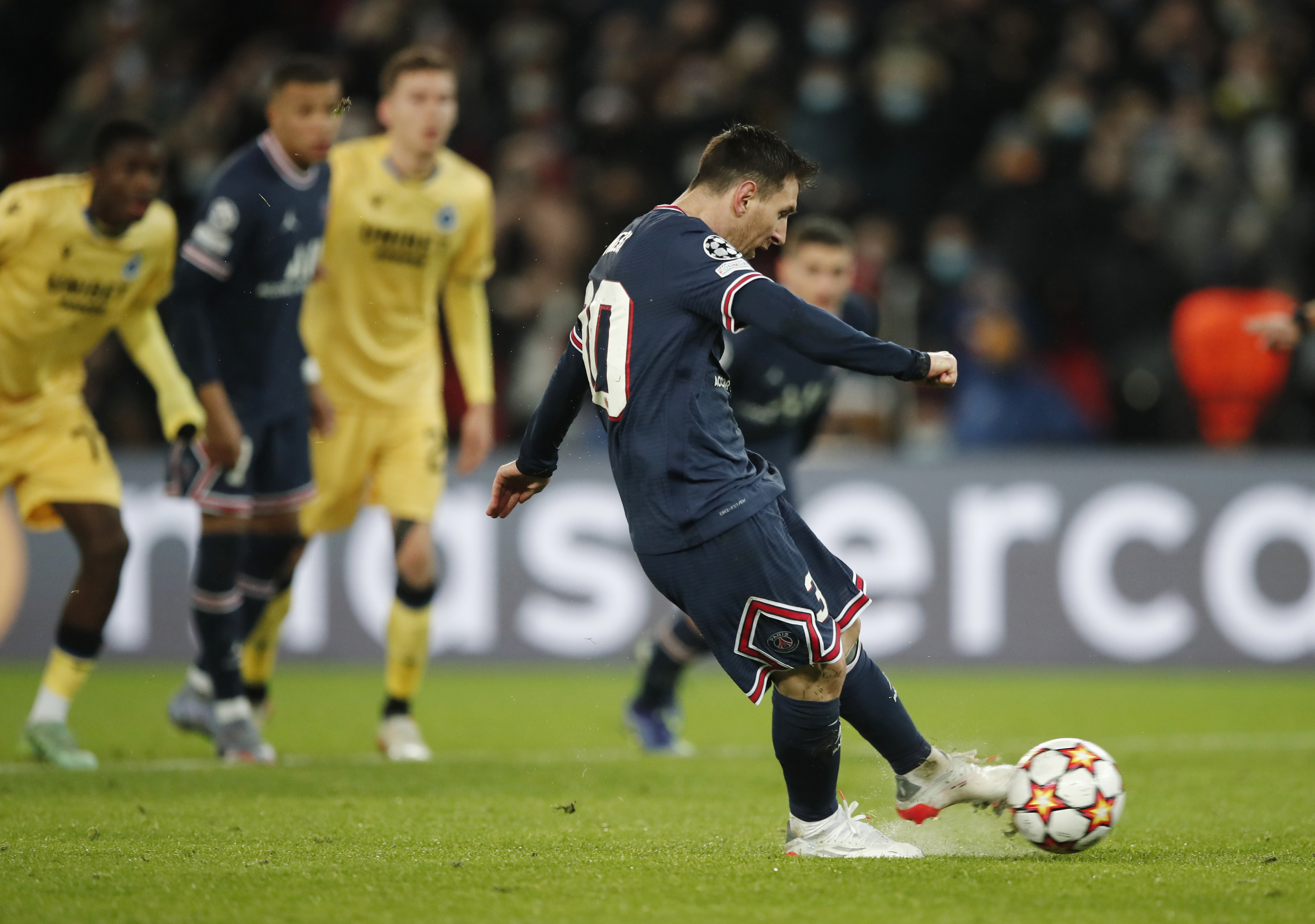 Mbappe and Messi on target as PSG beat Brugge 4-1 | Reuters