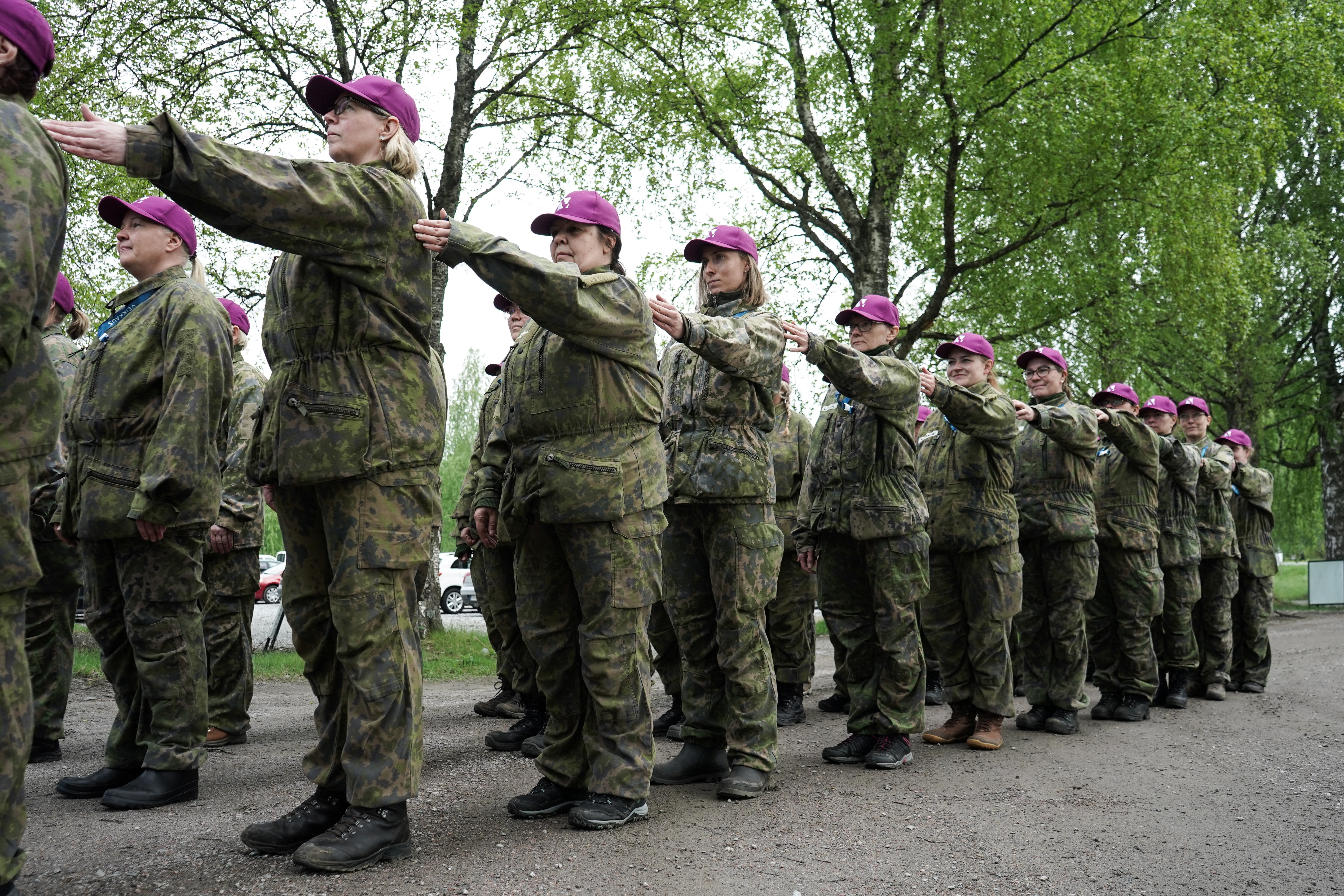 Worried about Russia, Finnish women sign up to learn defence skills Reuters image