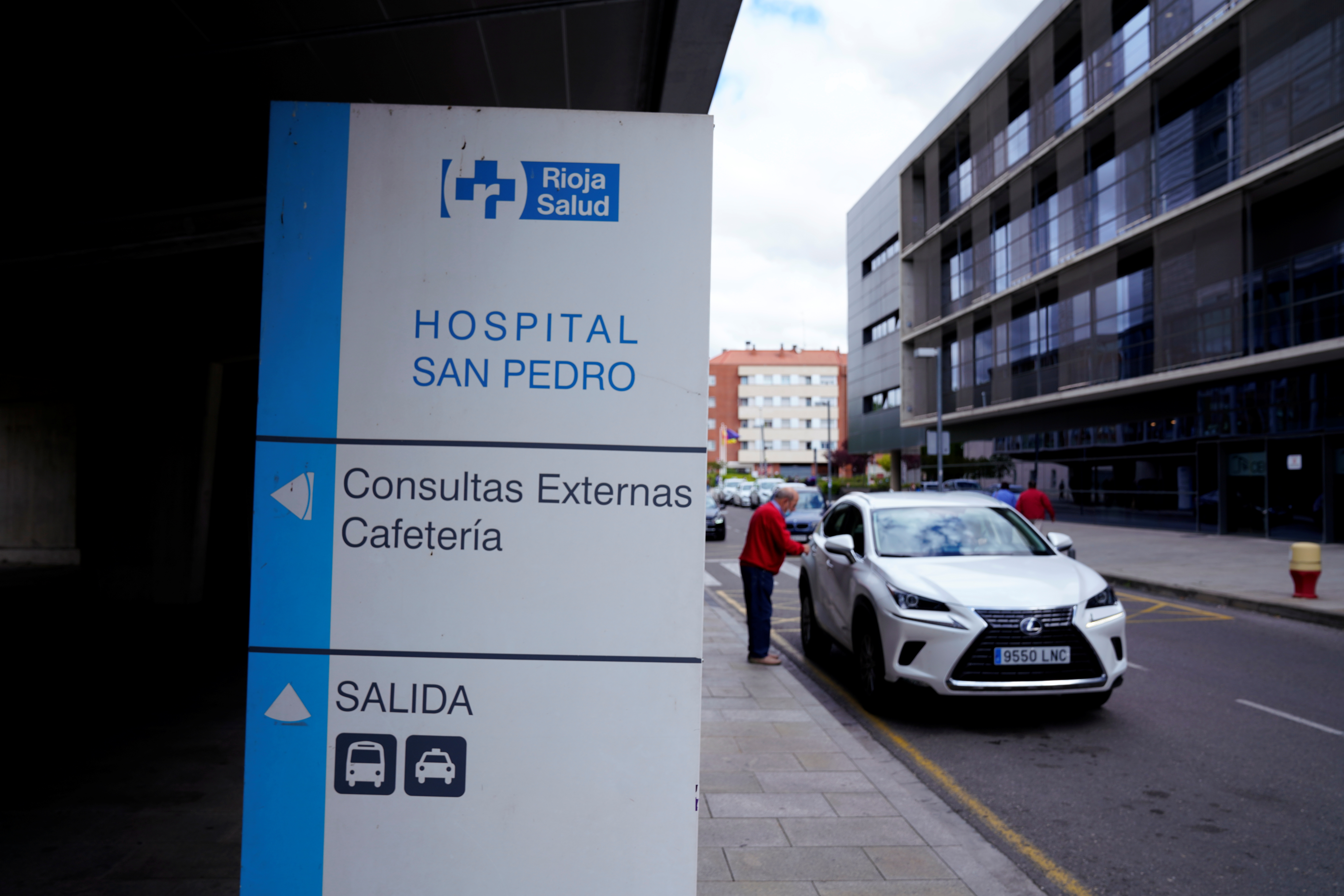 San Pedro hospital where Polisario Front leader is undergoing treatment in Logrono