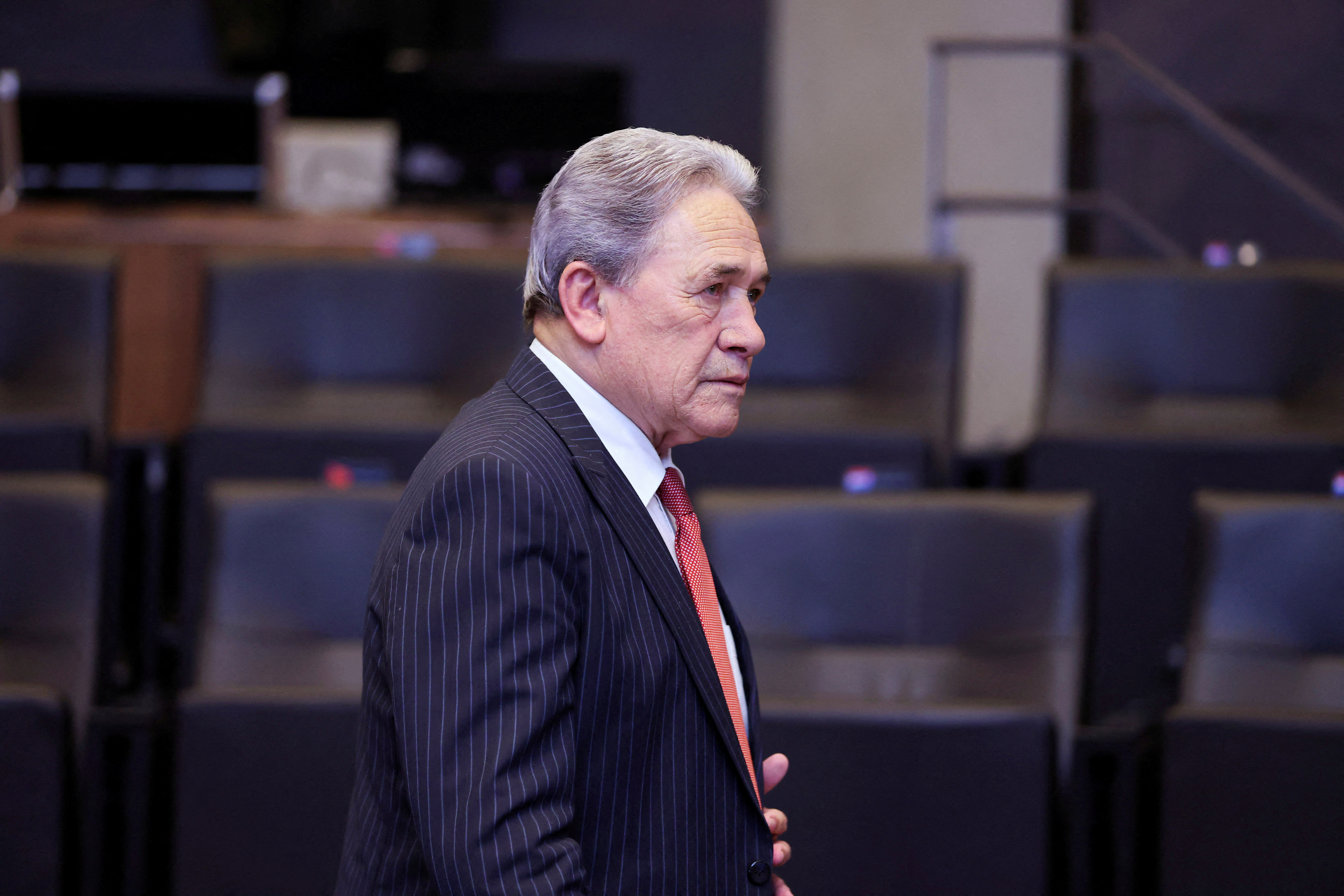 New Zealand Foreign Minister Winston Peters at NATO