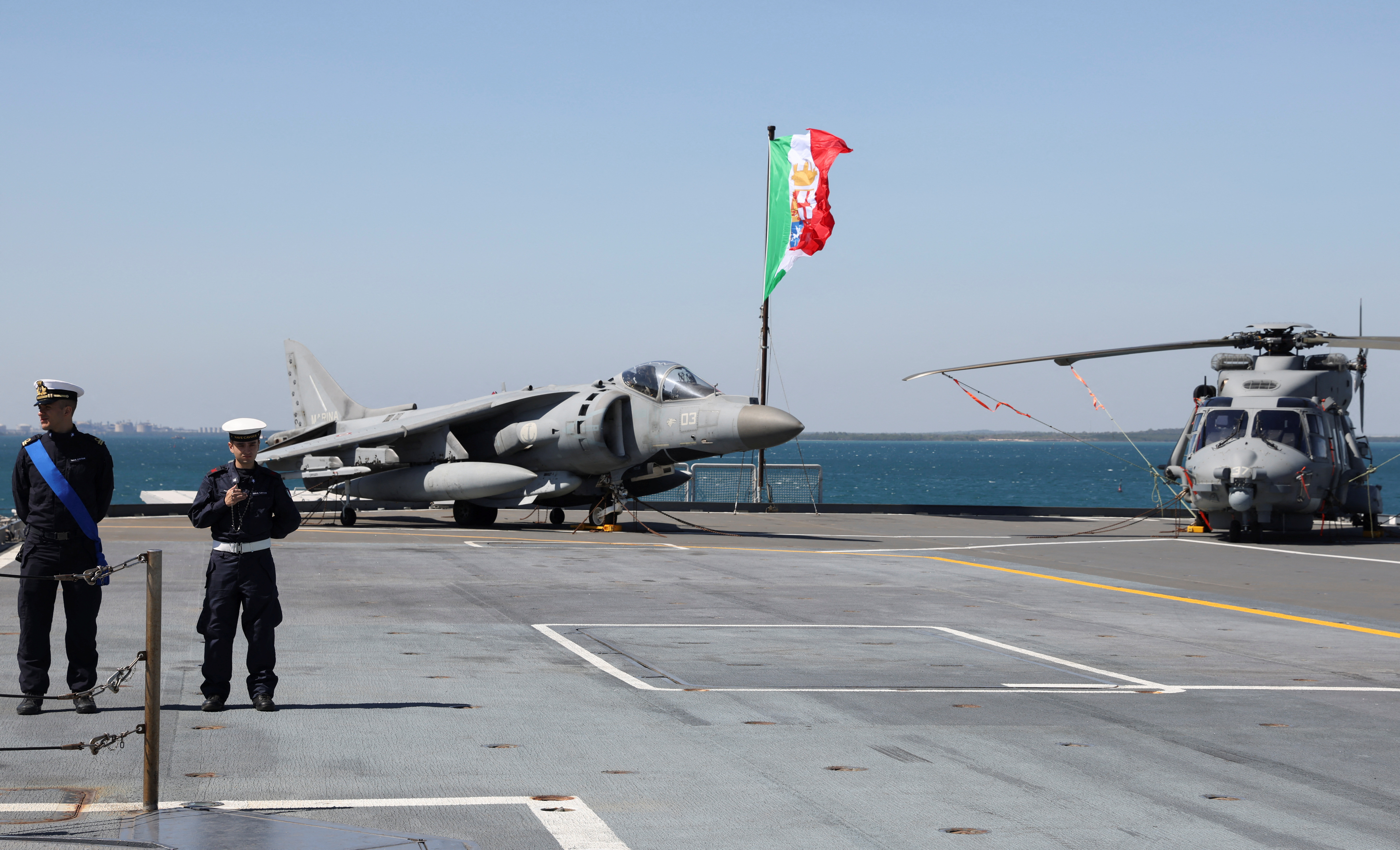 Italy carrier strike group joins Australia war games, will visit  Philippines | Reuters