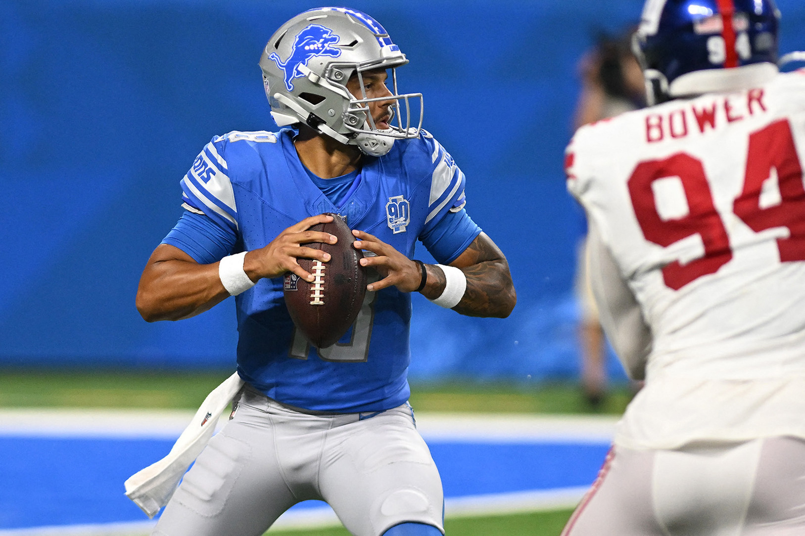 Giants drop preseason opener to Lions on undrafted rookie Adrian Martinez's  late QB sneak