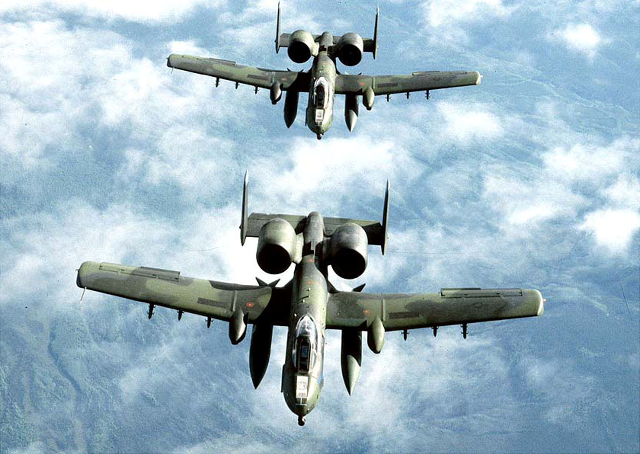 FILE PHOTO OF US AIR FORCE A 10 TANKBUSTER JETS.