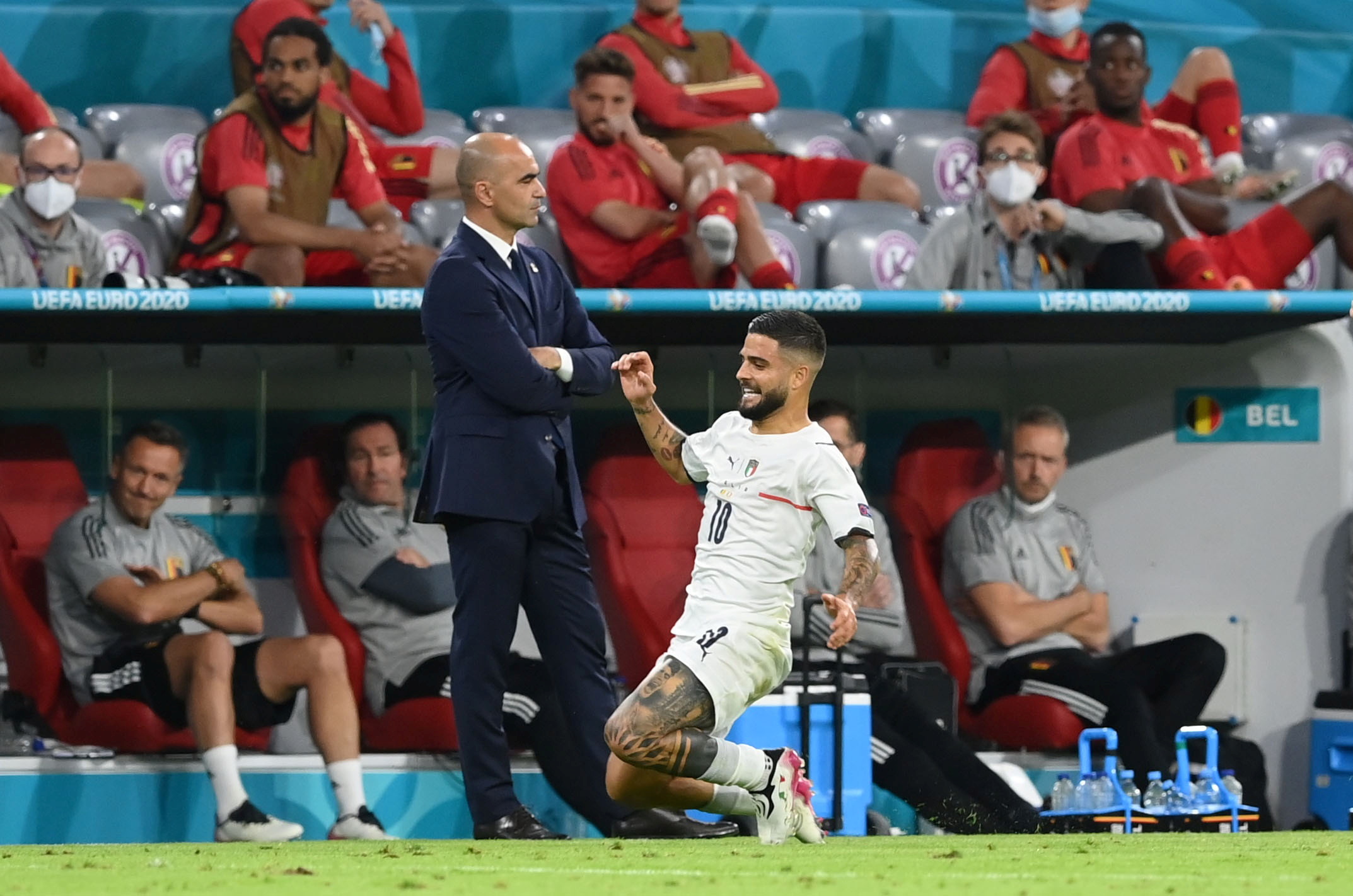 Italy's Insigne all smiles after Belgium win | Reuters