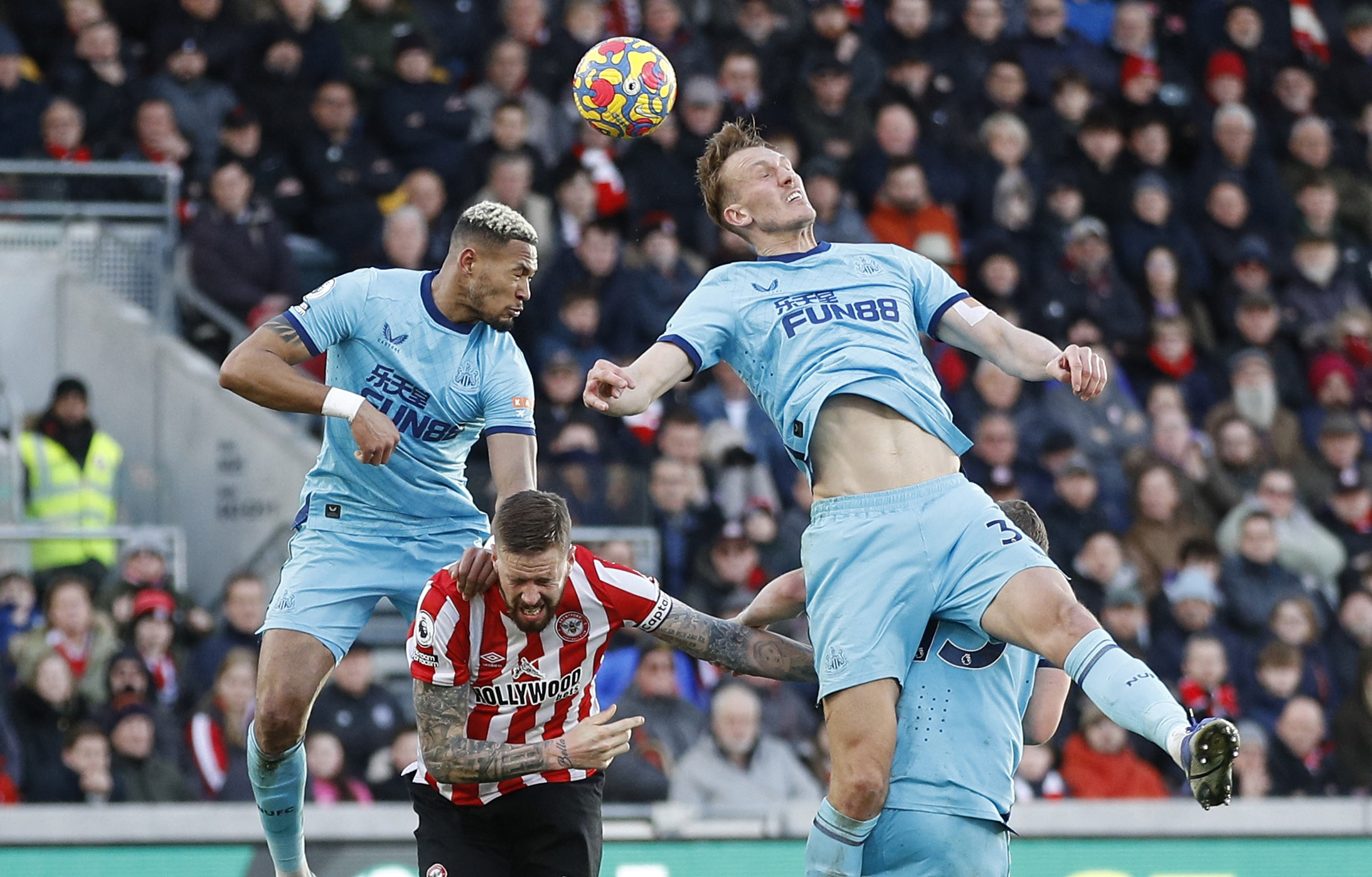 Newcastle claim vital win at Brentford on Eriksen's return | Reuters