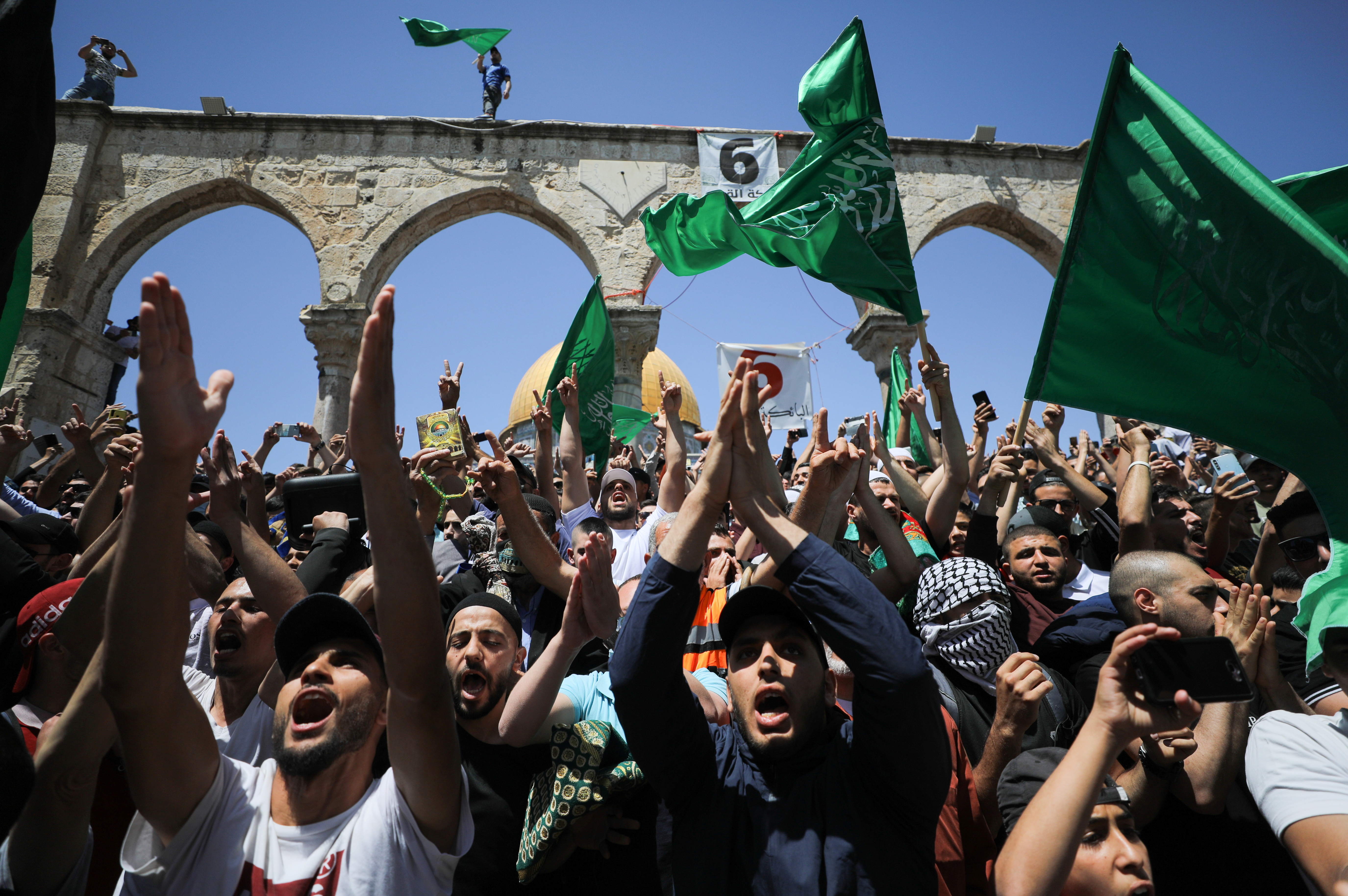 Who are the Palestinian and Jewish-led groups leading the protests