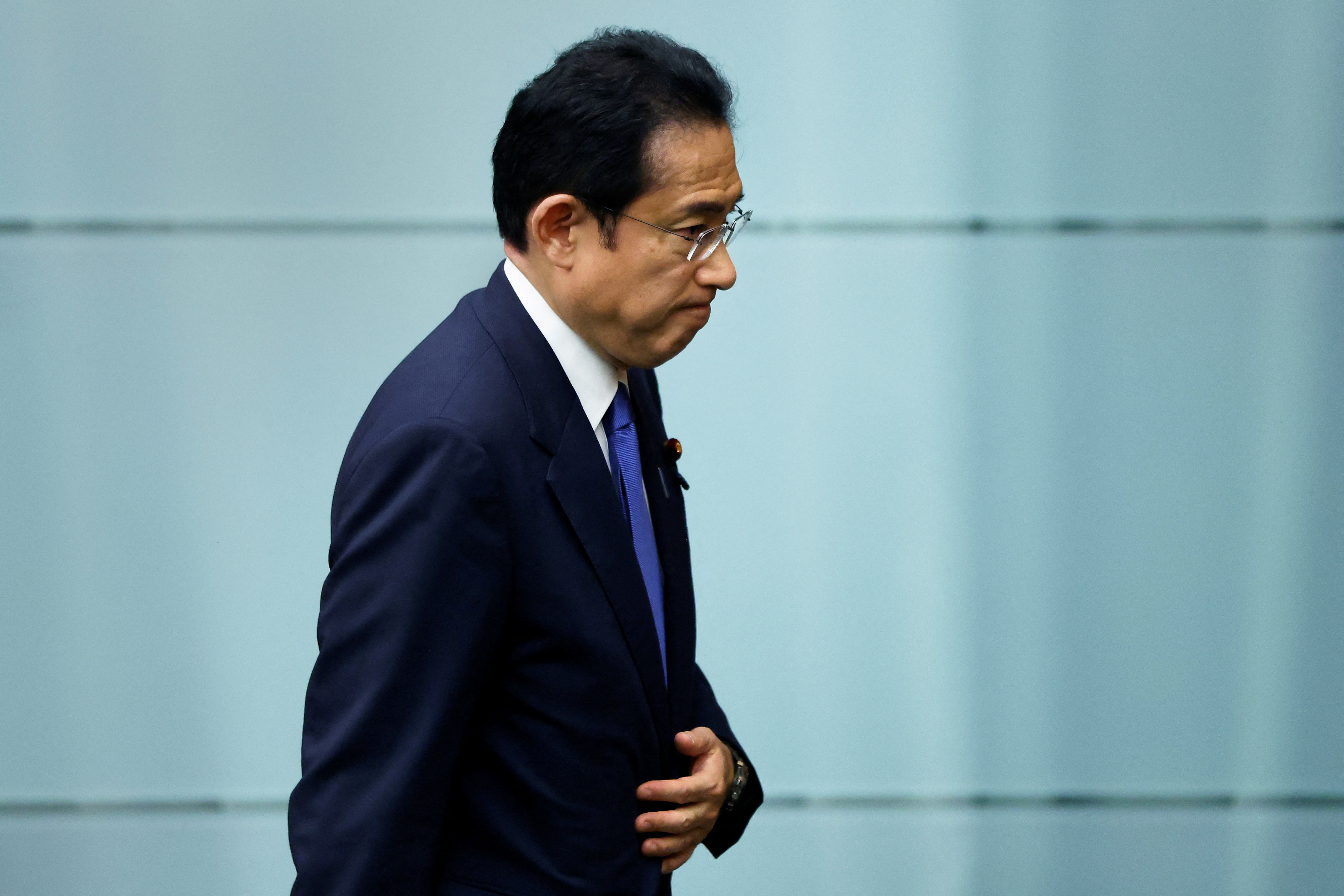 Japanese PM Kishida seen after Quad meeting in Tokyo