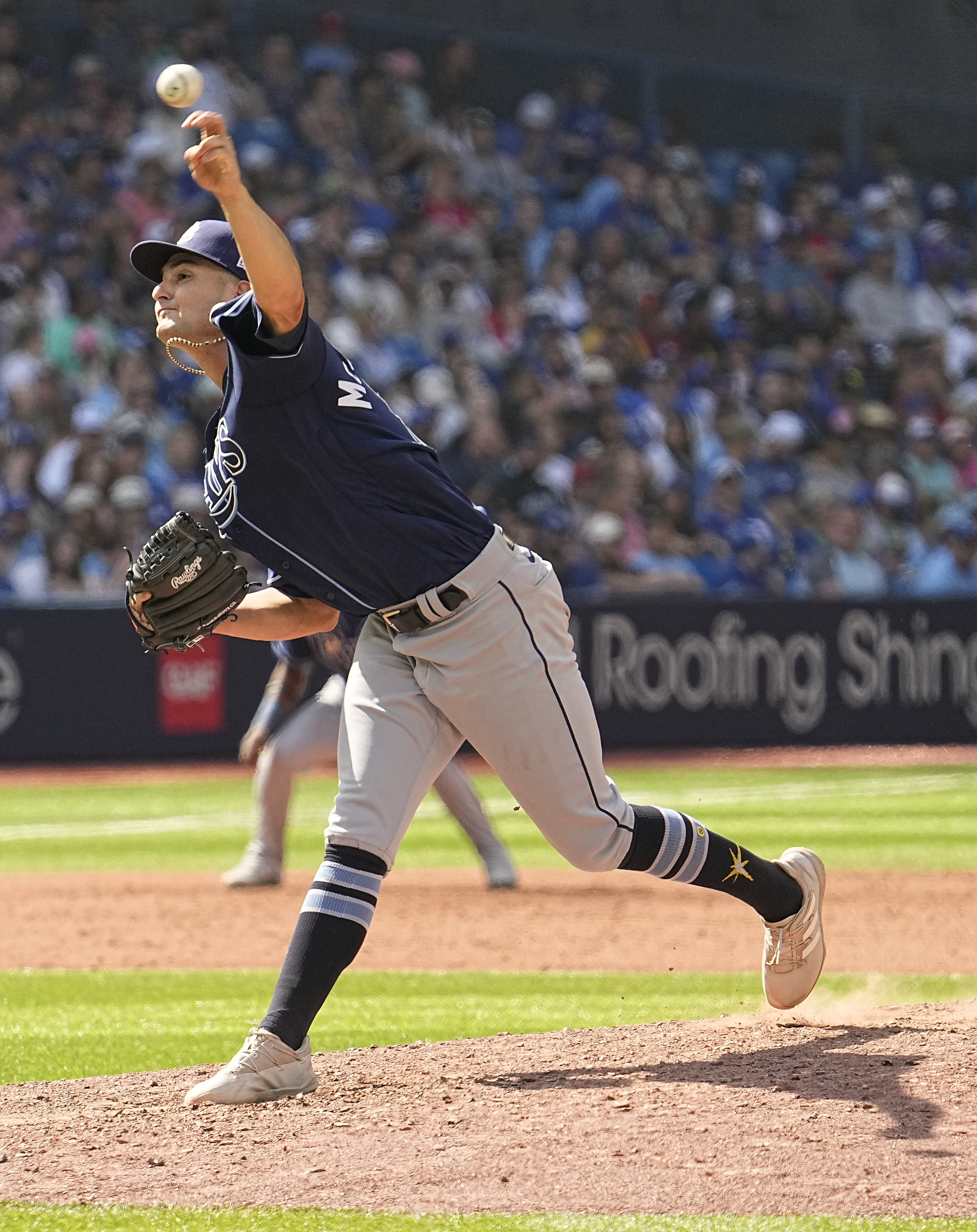 Shane McClanahan improves to 4-0 after helping Rays return to the win  column in Toronto - The Boston Globe