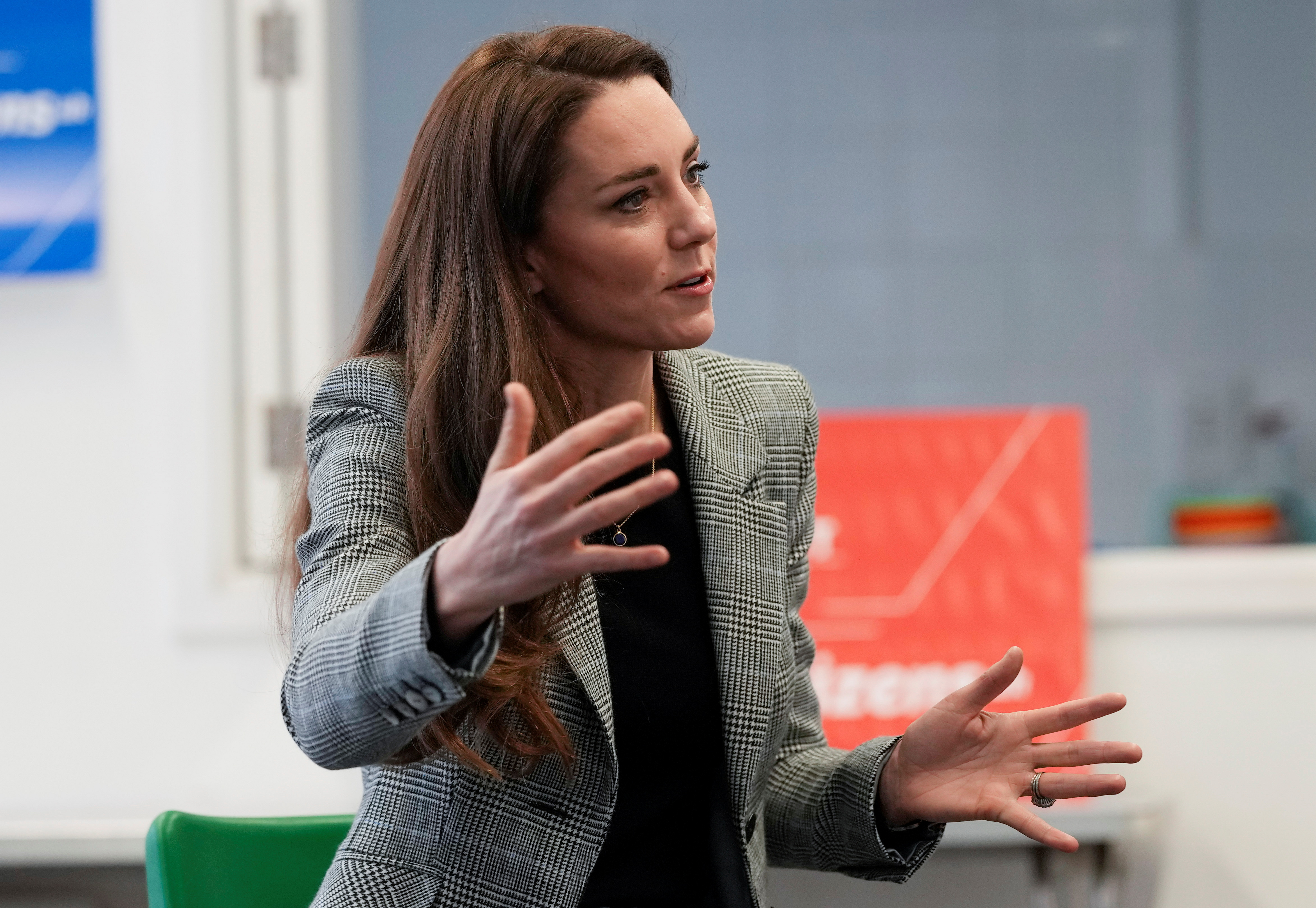 Britain's Catherine, Duchess of Cambridge, visits PACT in London