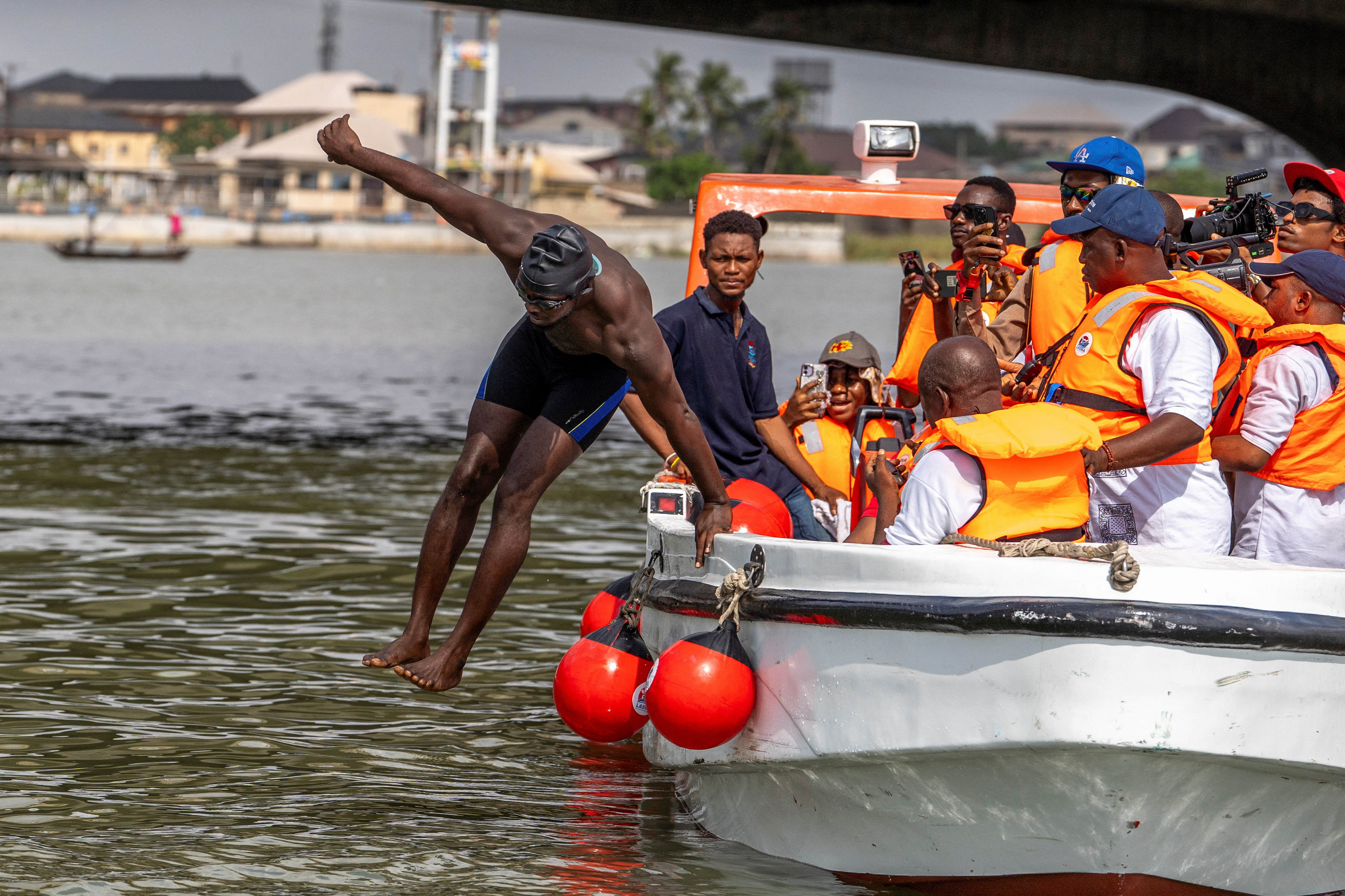 Nigeria swimmer takes on challenge to raise mental health awareness