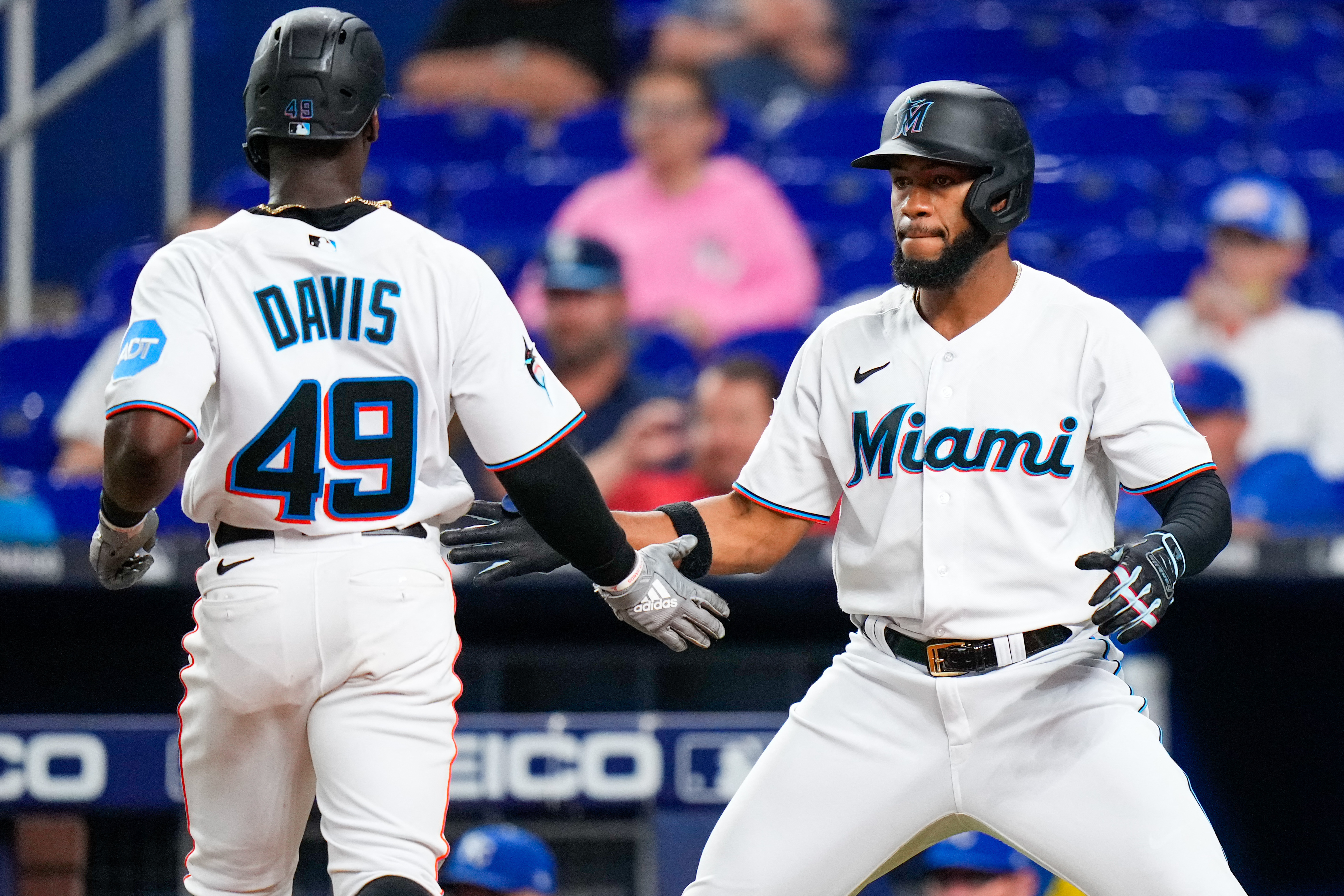 Luis Arraez, Marlins pound their way past Royals