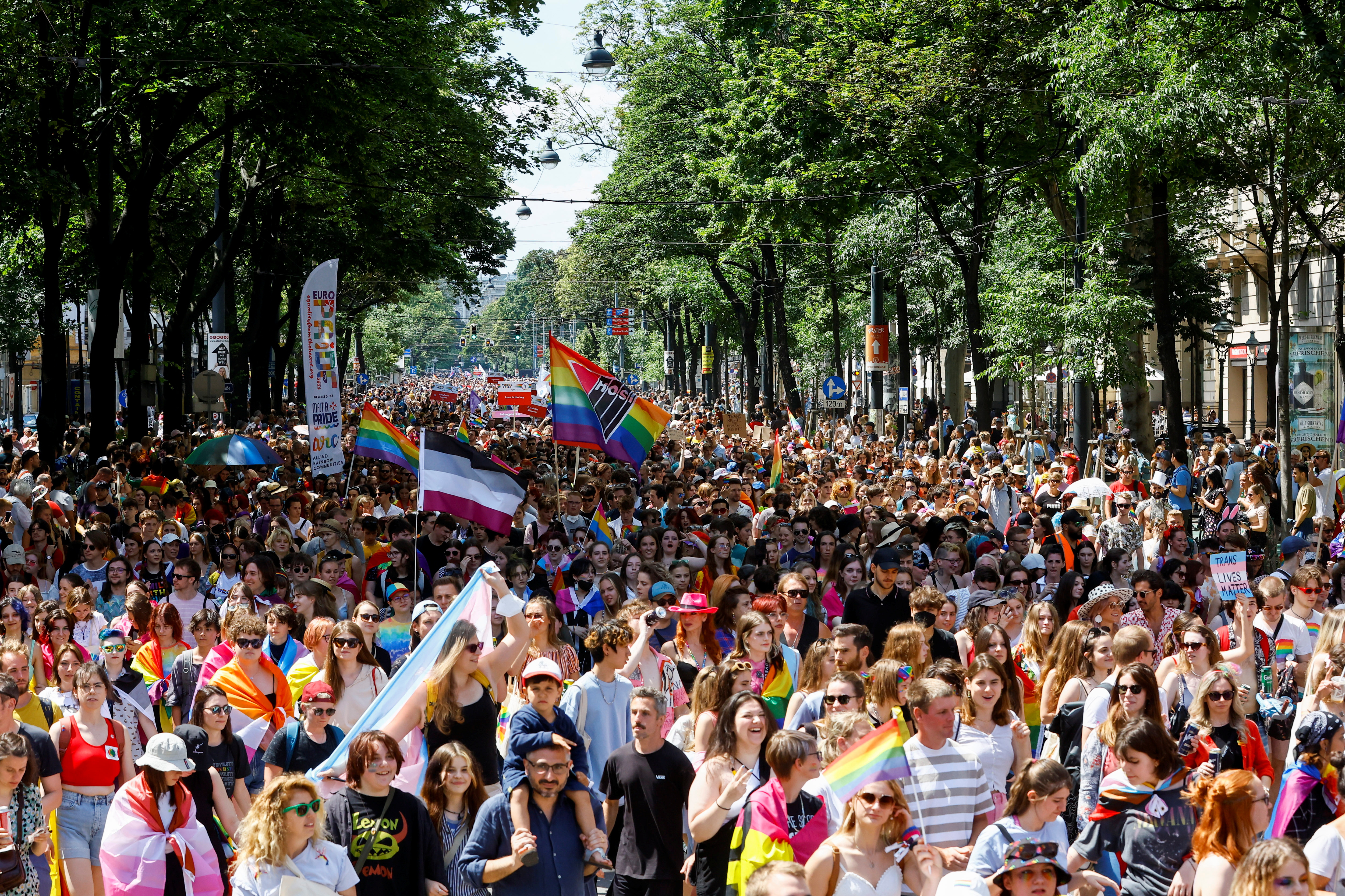 LGBTIQ Pride parade in Vienna