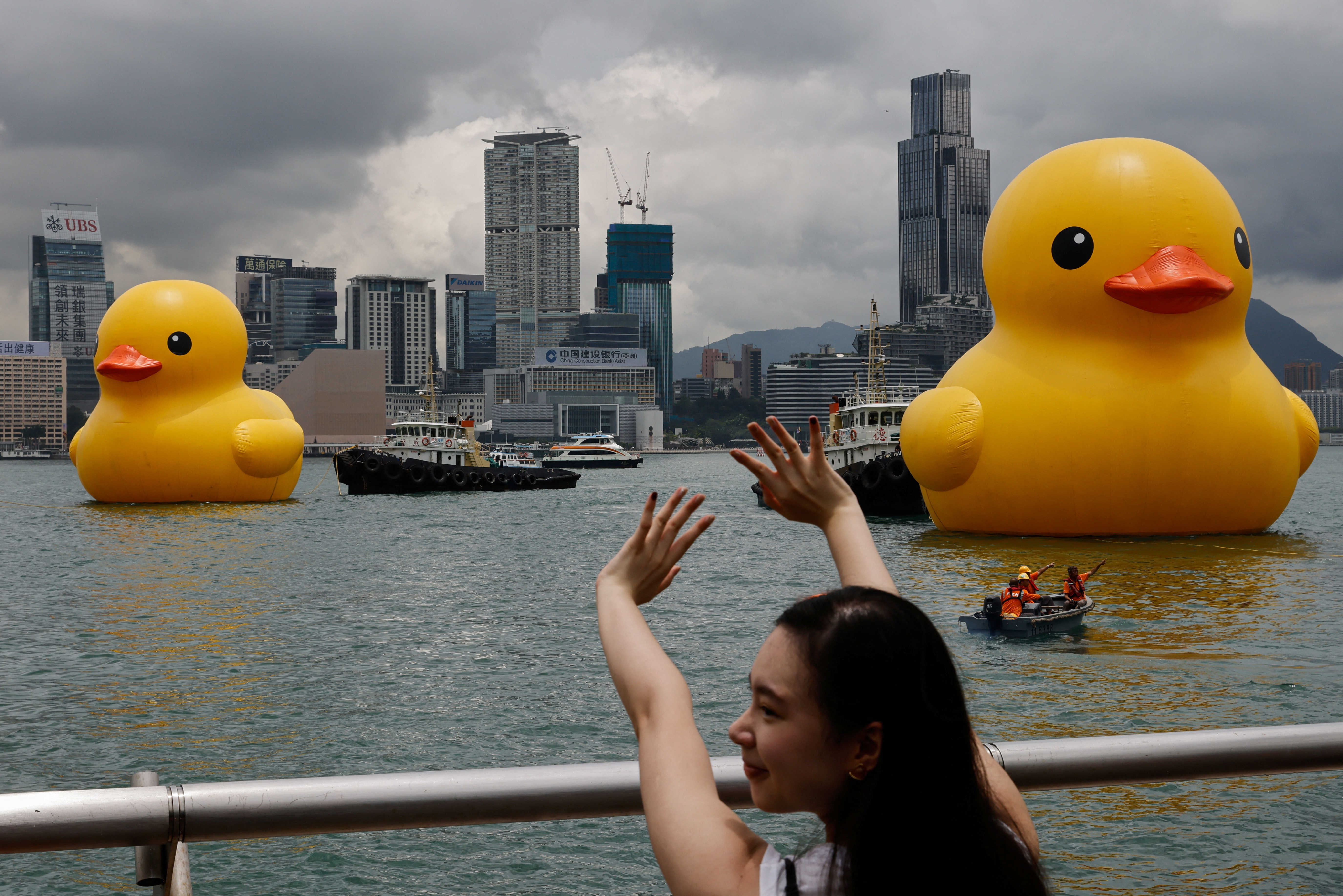 Kindness Duck Project Party with World's Largest Rubber Duck, rubber duck