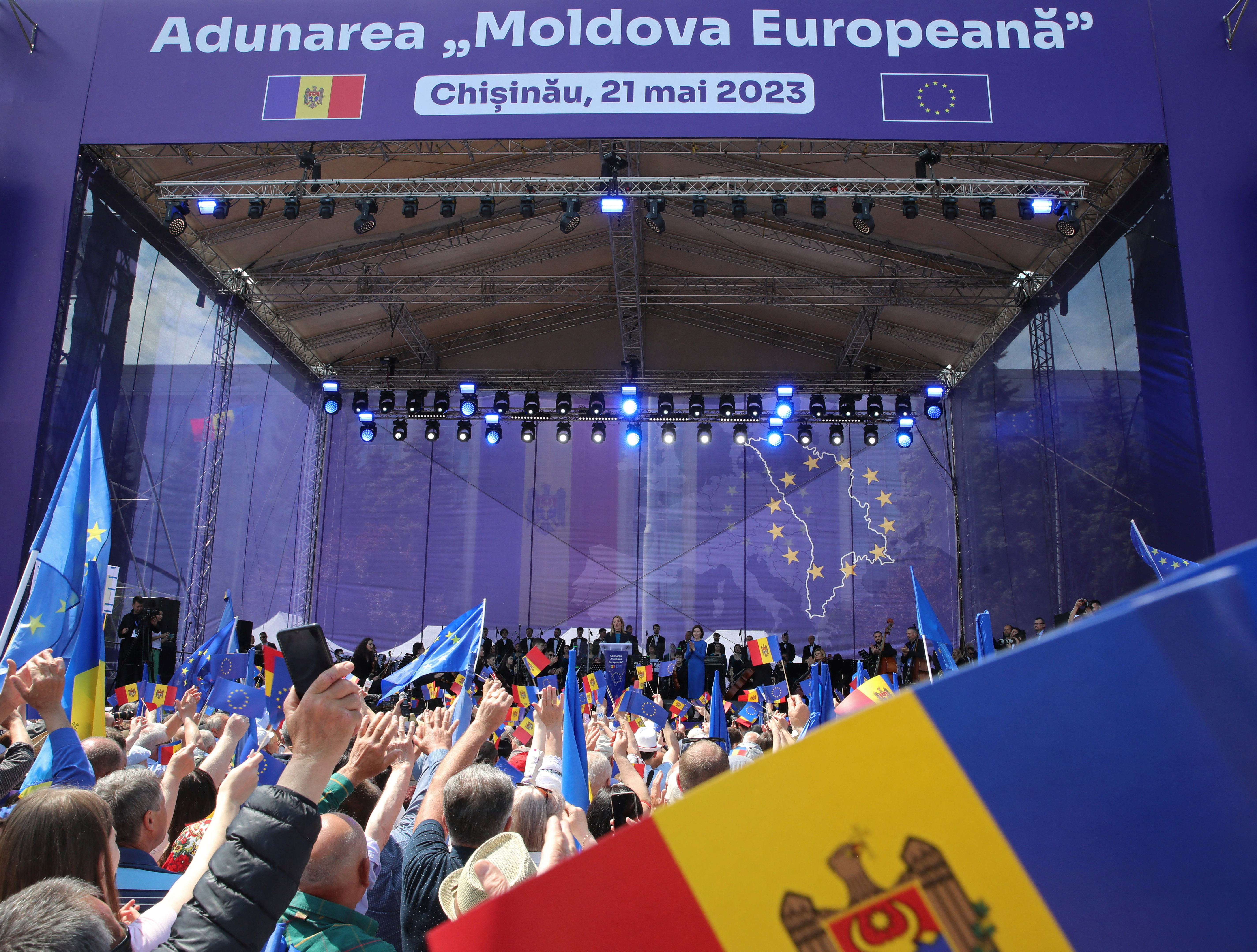 Pro-EU rally in Chisinau