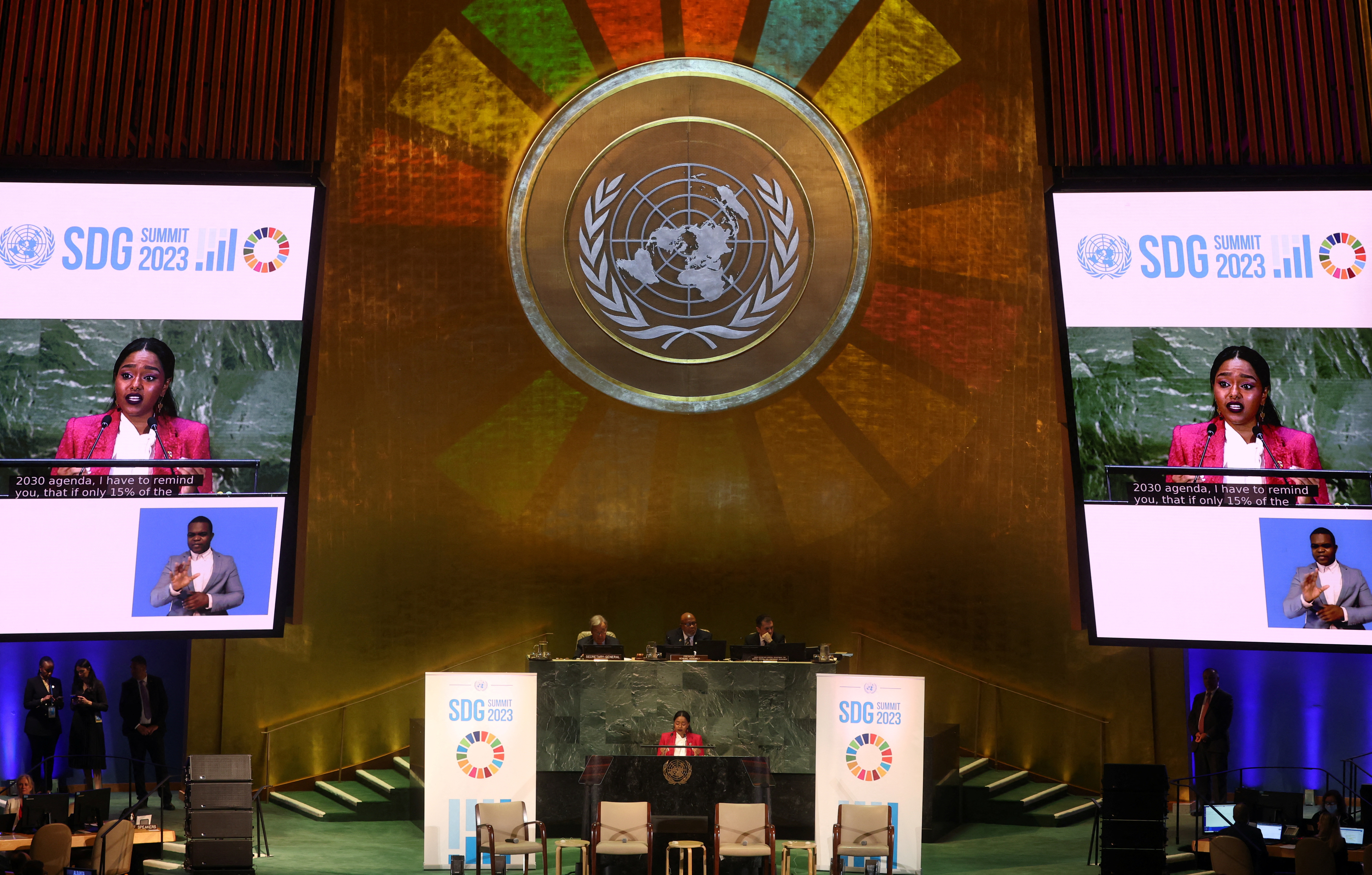 Sustainable Development Goals (SDG) Summit at United Nations headquarters in New York