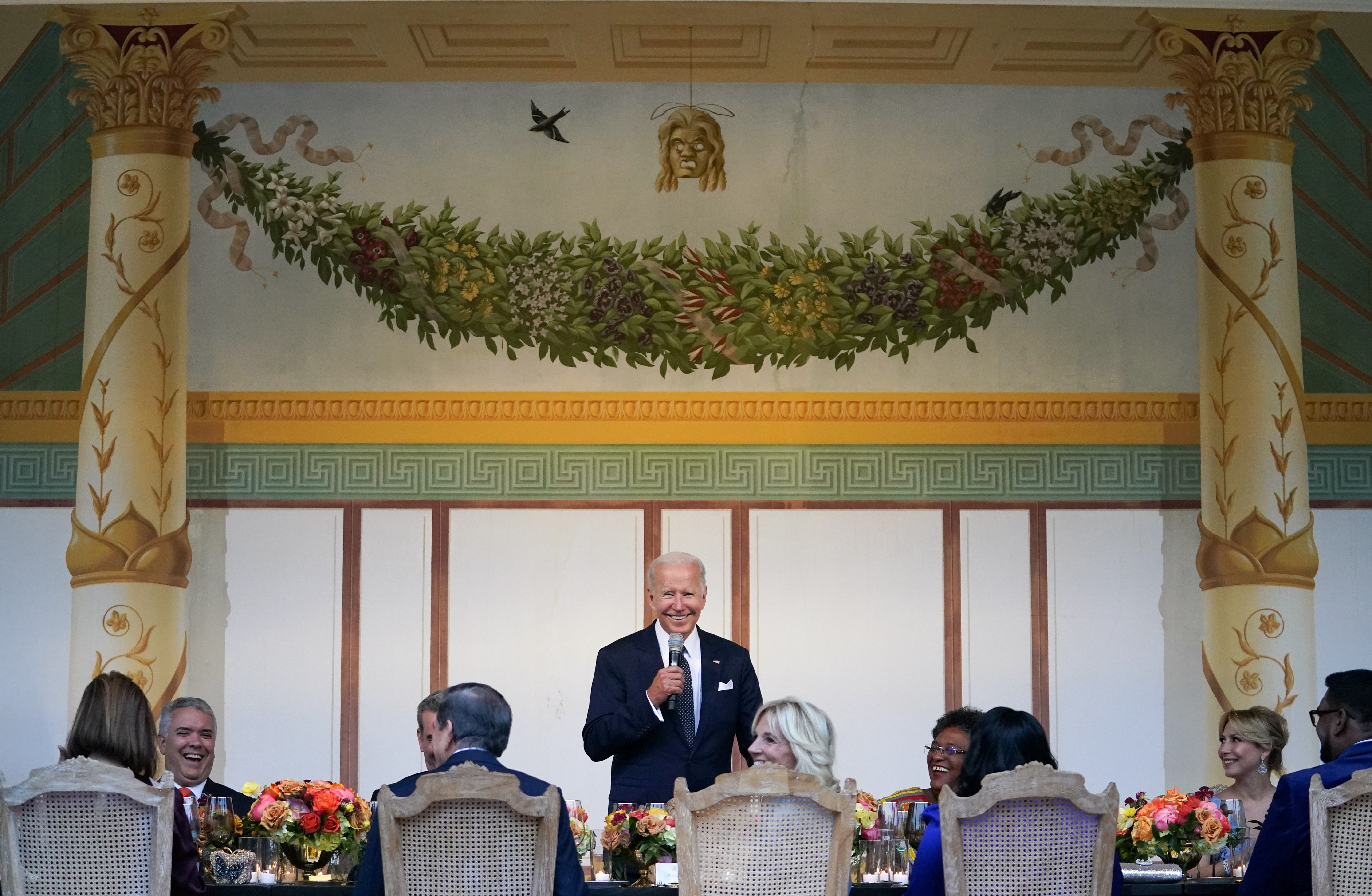 Biden hosts a dinner at the Summit of the Americas in Los Angeles