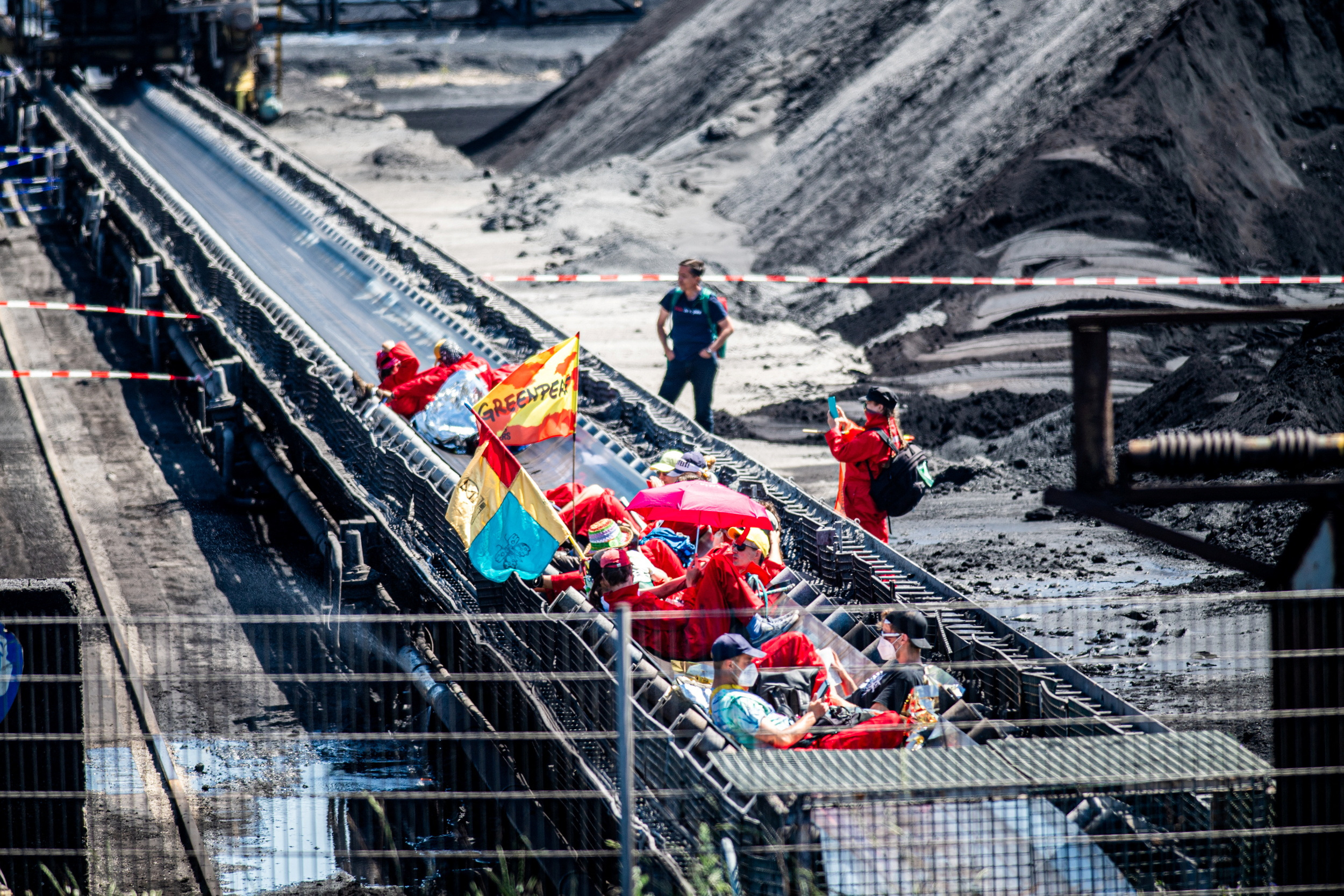 TaTa Steel. Ijmuiden, The Netherlands Saturday 24th June, 2023. Climate  activists, Green Peace and Extinction Rebellion held an illegal  demonstration Stock Photo - Alamy