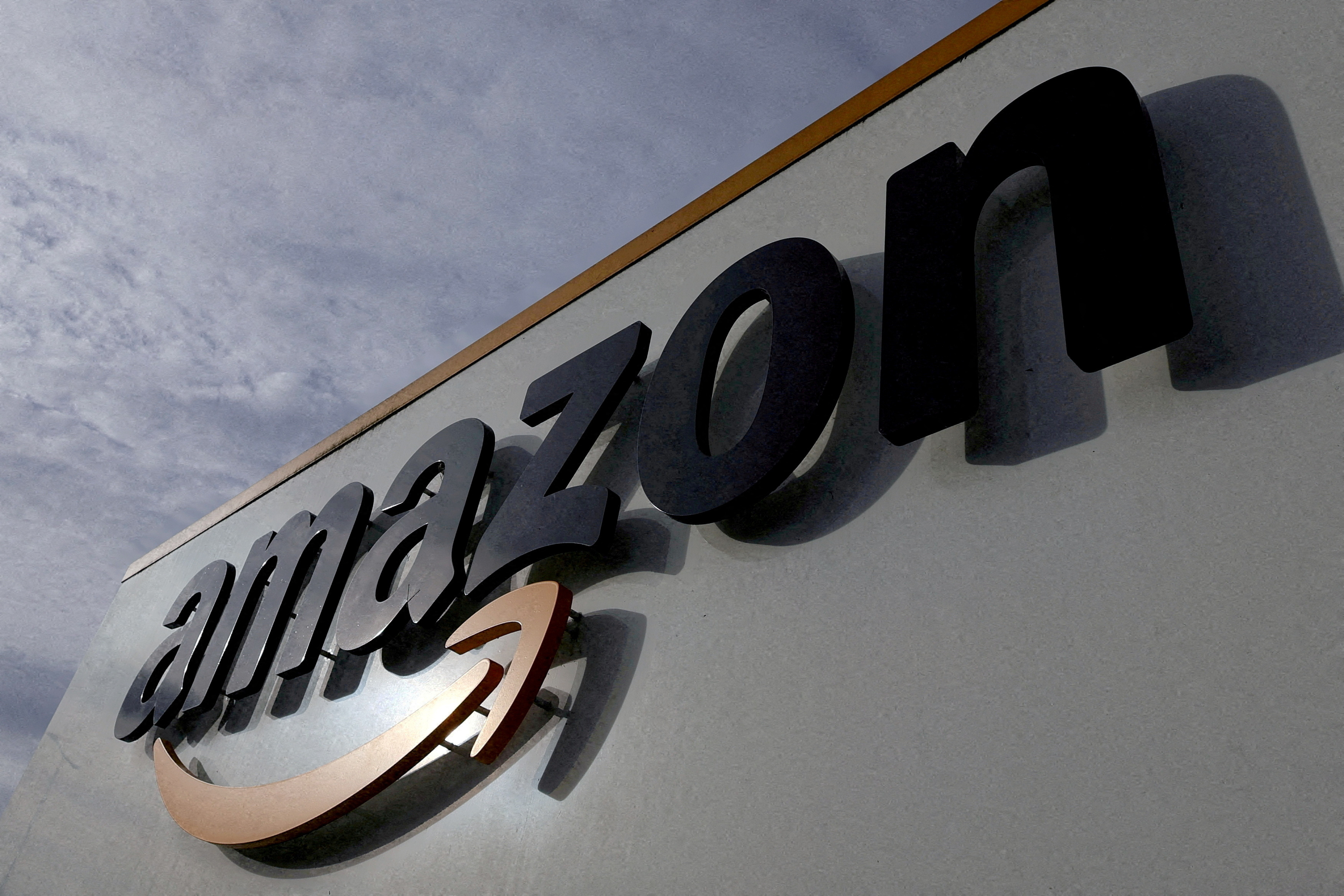 The logo of Amazon is seen, November 15, 2022