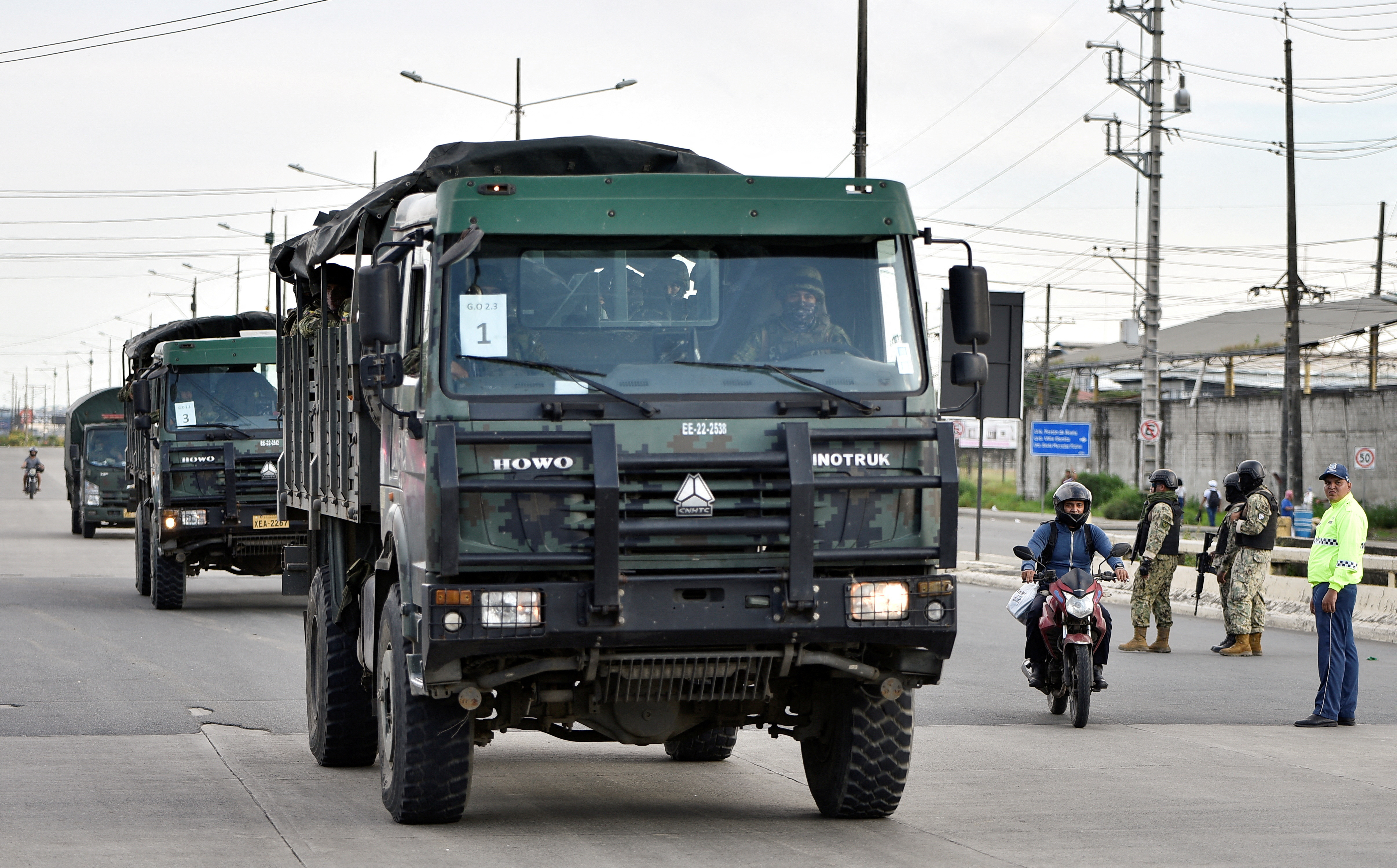 Riot at the Penitenciaria del Litoral prison, in Guayaquil