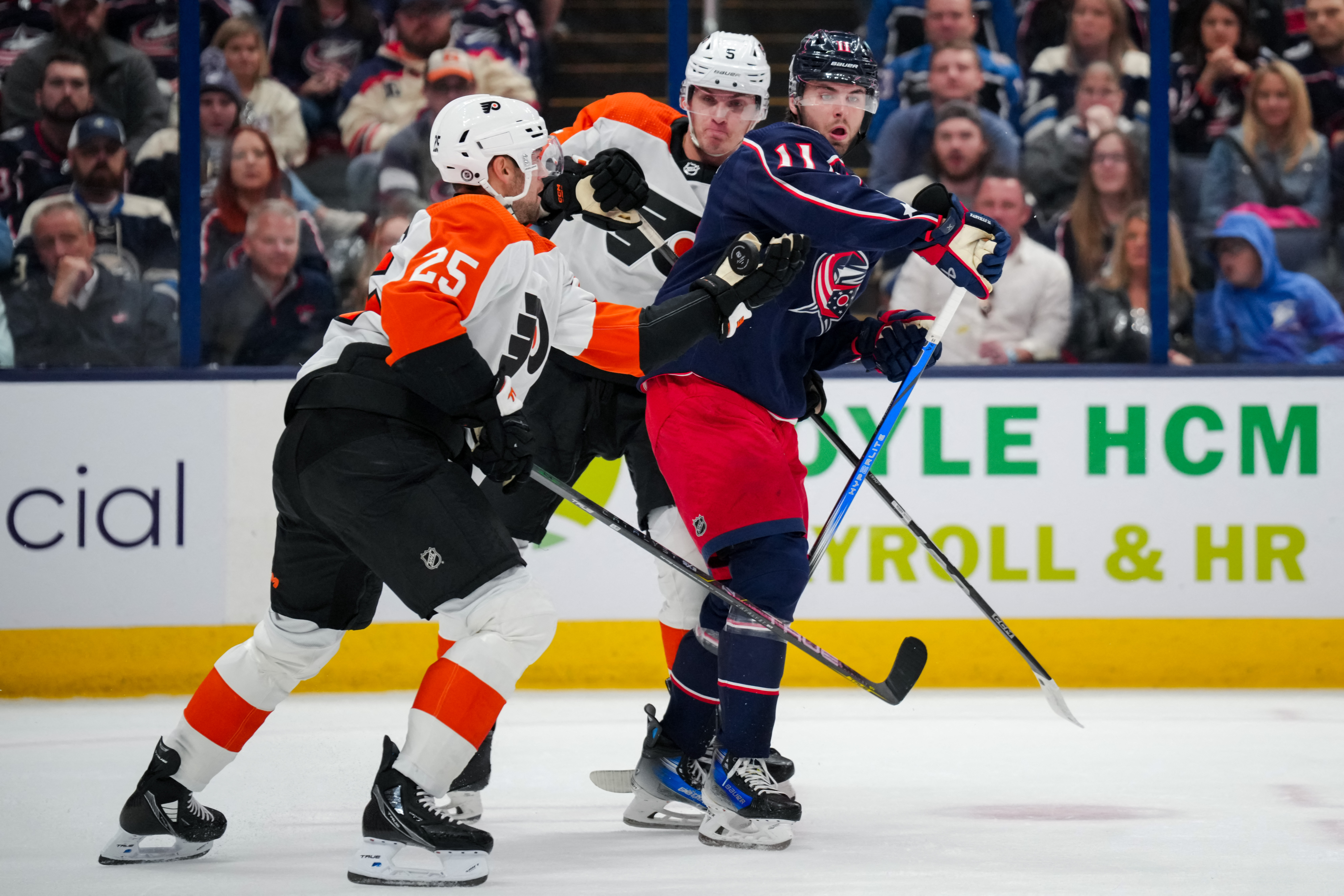 Travis Konecny scores twice as Flyers top Jackets in opener - The Rink Live