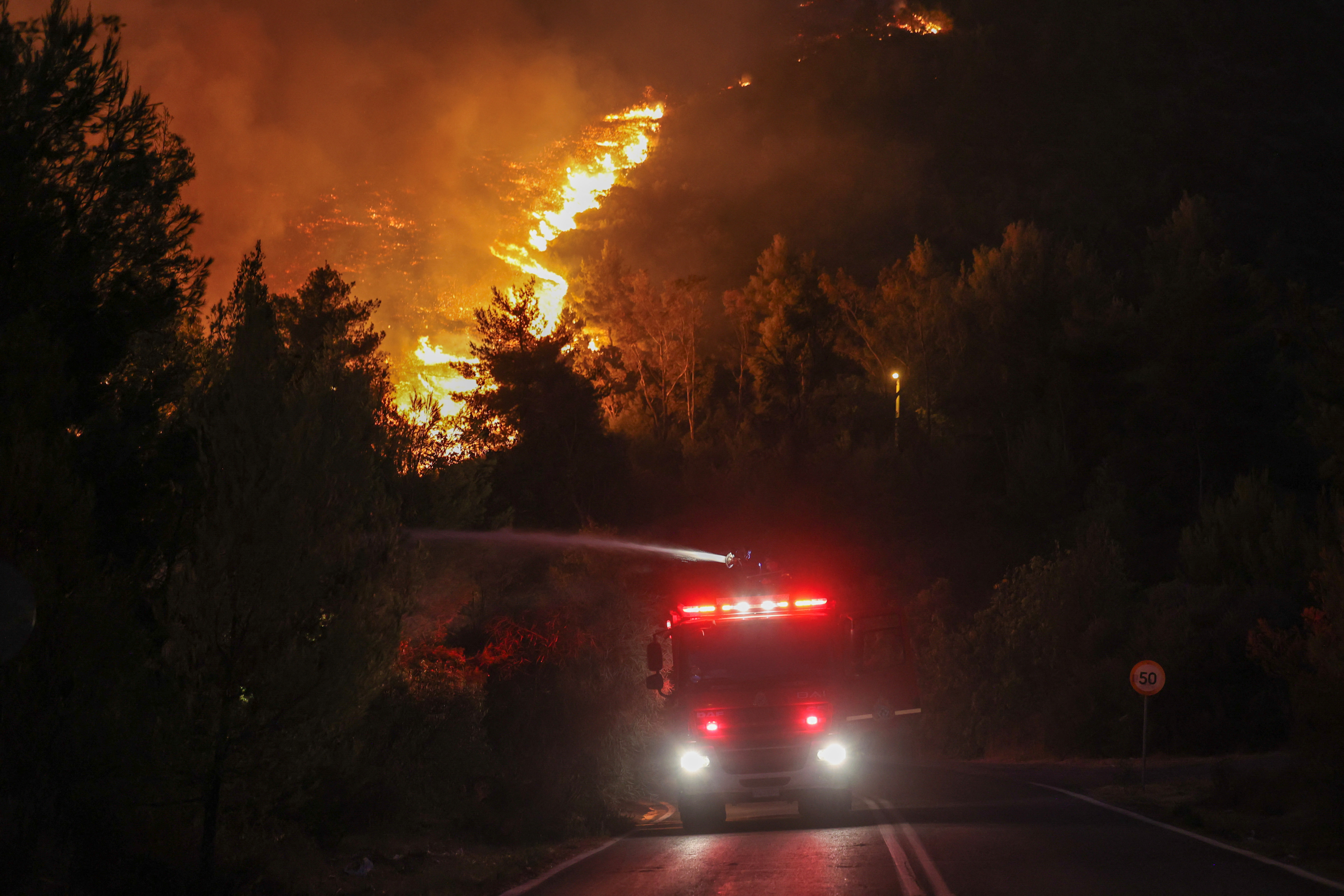 In pictures: Greek wildfire spreads to edge of Athens - August 12, 2024 ...